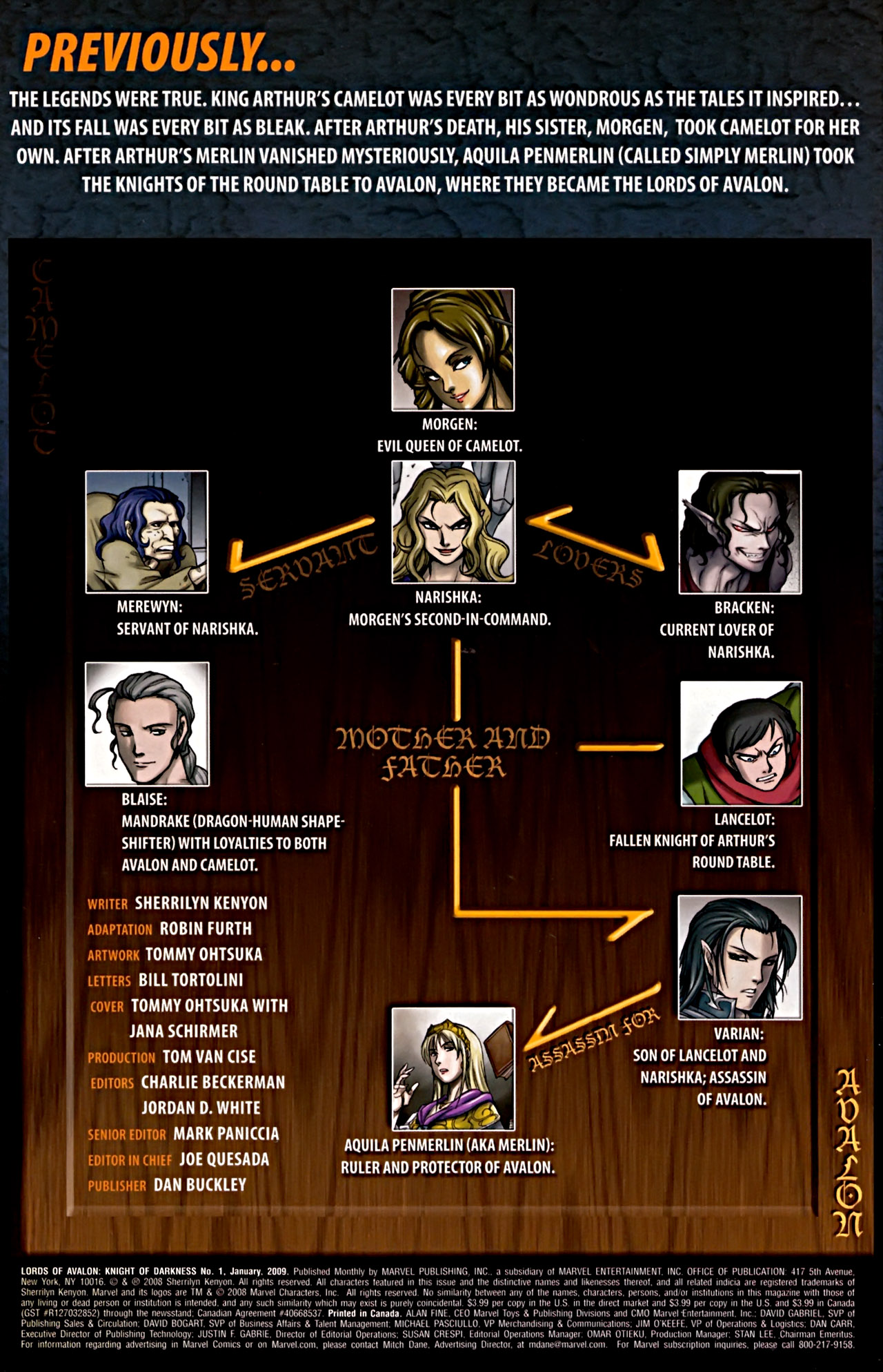 Read online Lords of Avalon: Knight of Darkness comic -  Issue #1 - 3