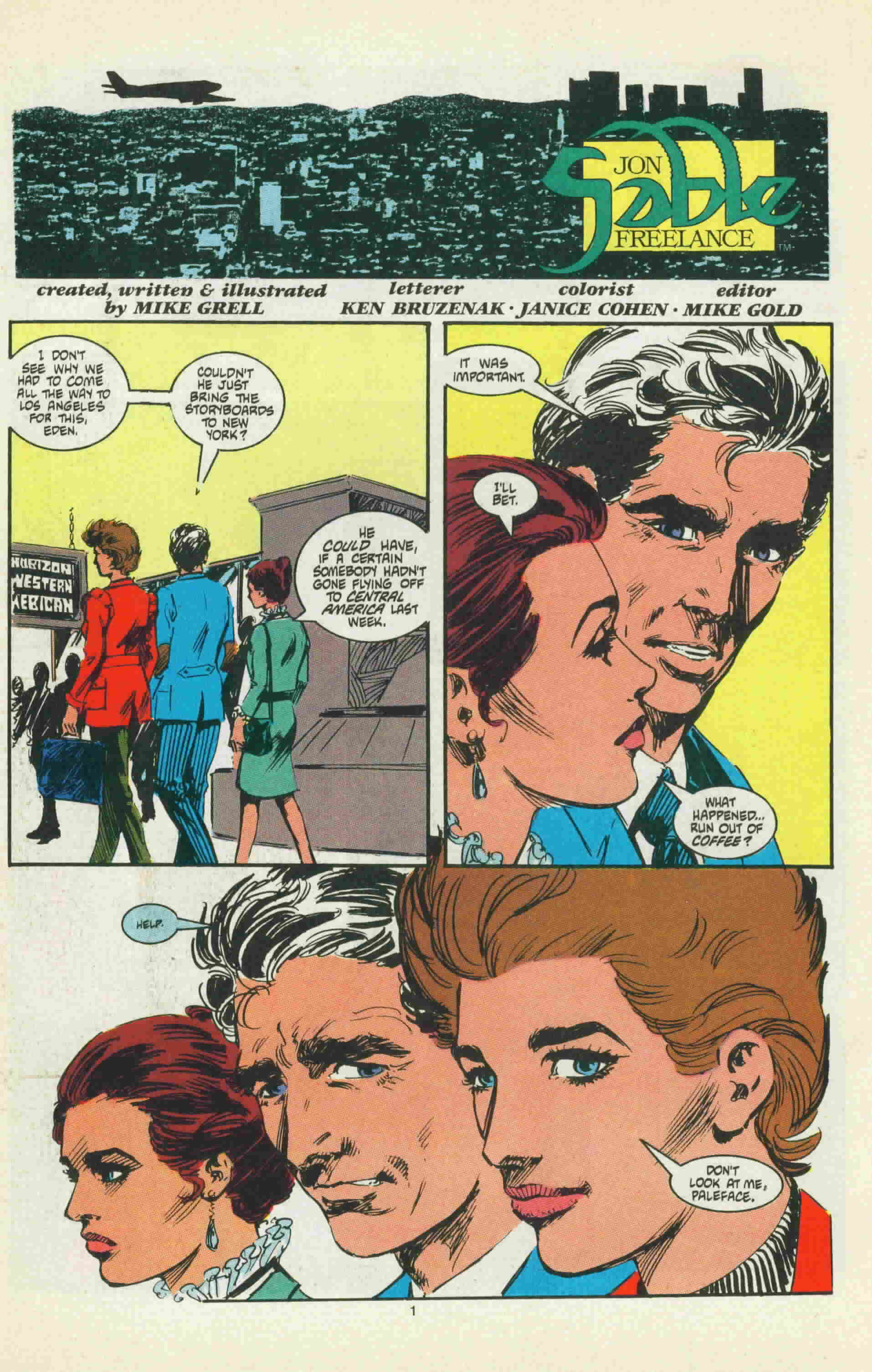 Read online Jon Sable, Freelance comic -  Issue #33 - 3