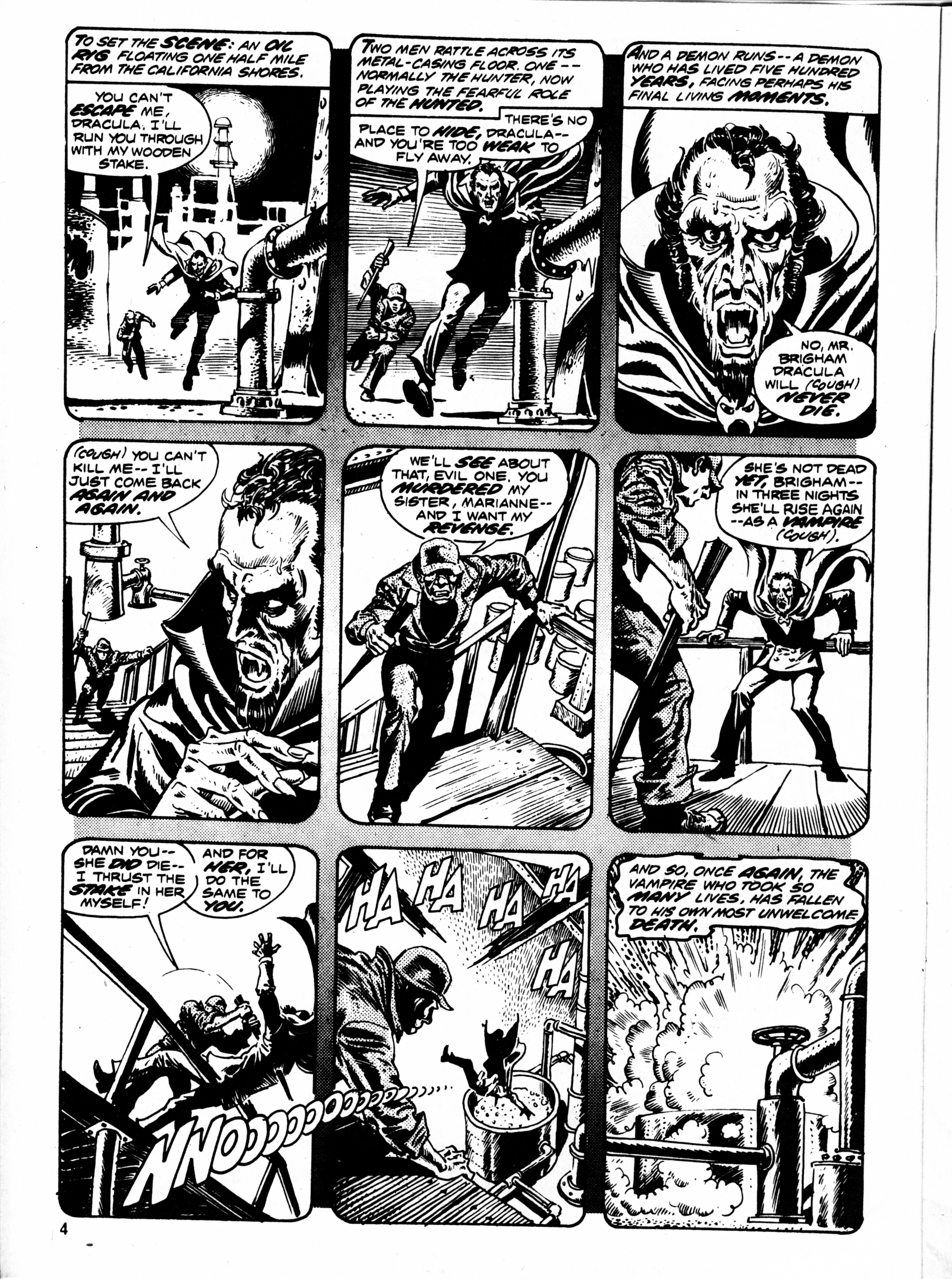 Read online Dracula Lives (1974) comic -  Issue #25 - 4