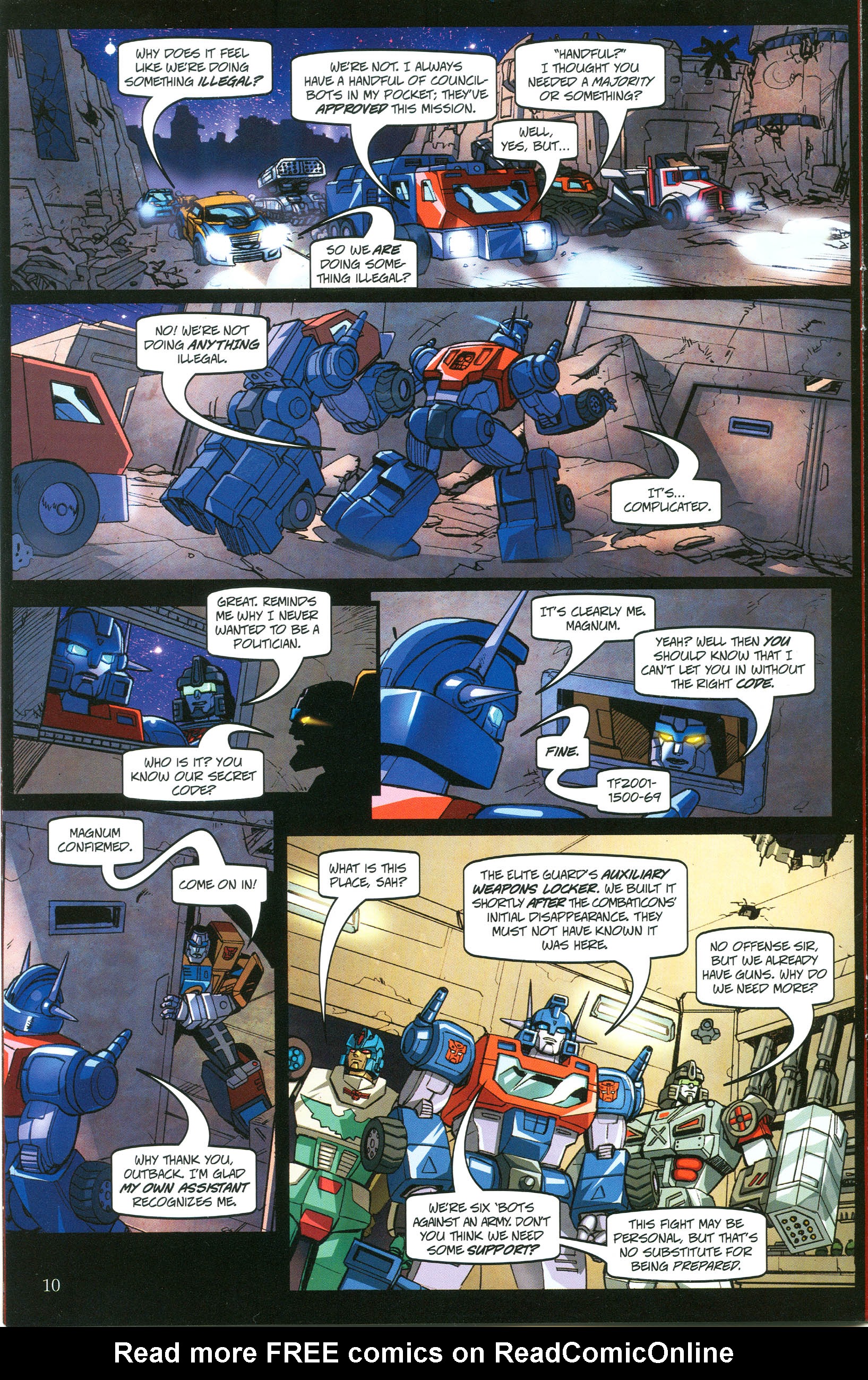 Read online Transformers: Collectors' Club comic -  Issue #38 - 10