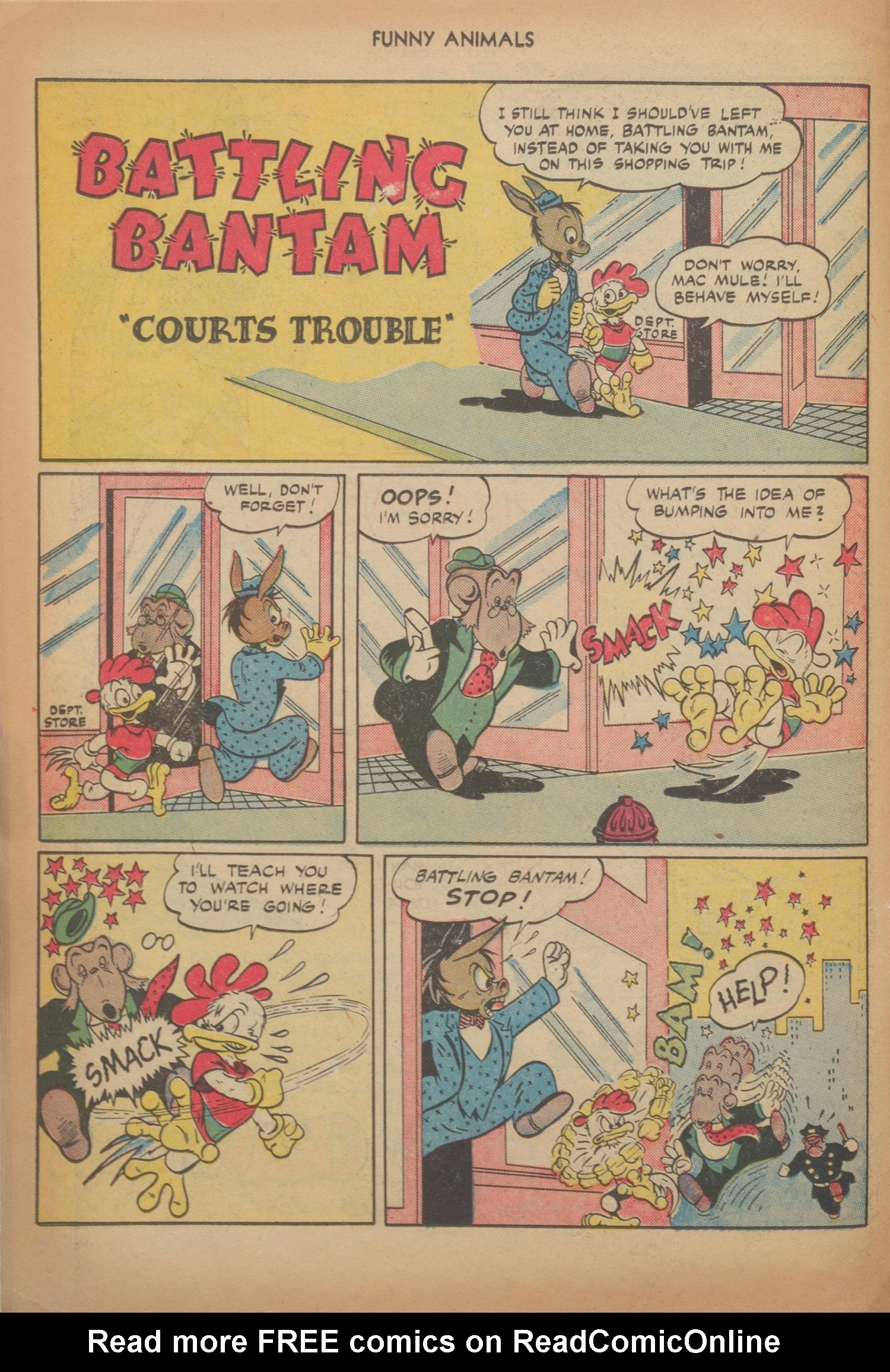 Read online Fawcett's Funny Animals comic -  Issue #51 - 14