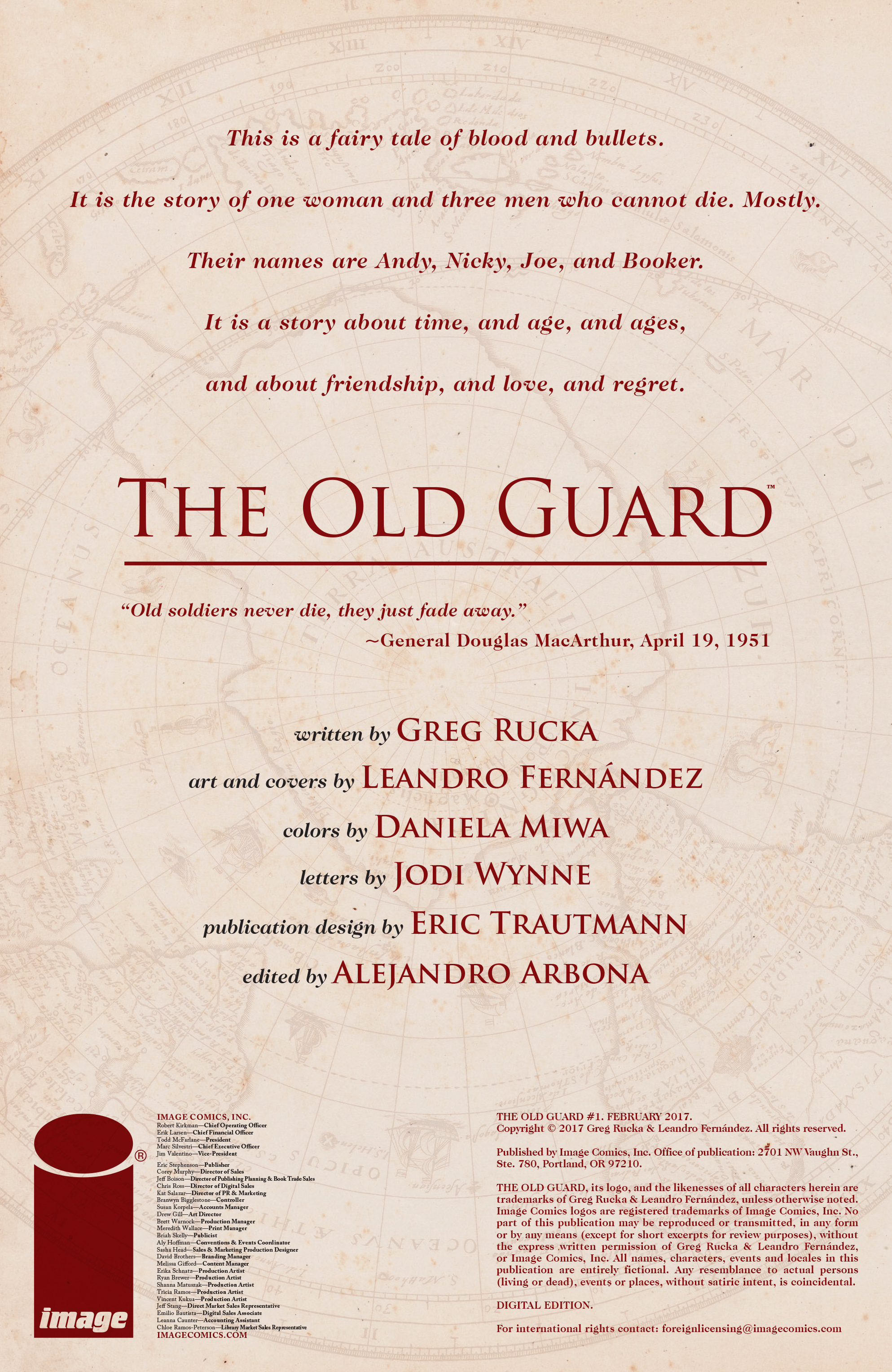Read online The Old Guard comic -  Issue #1 - 2