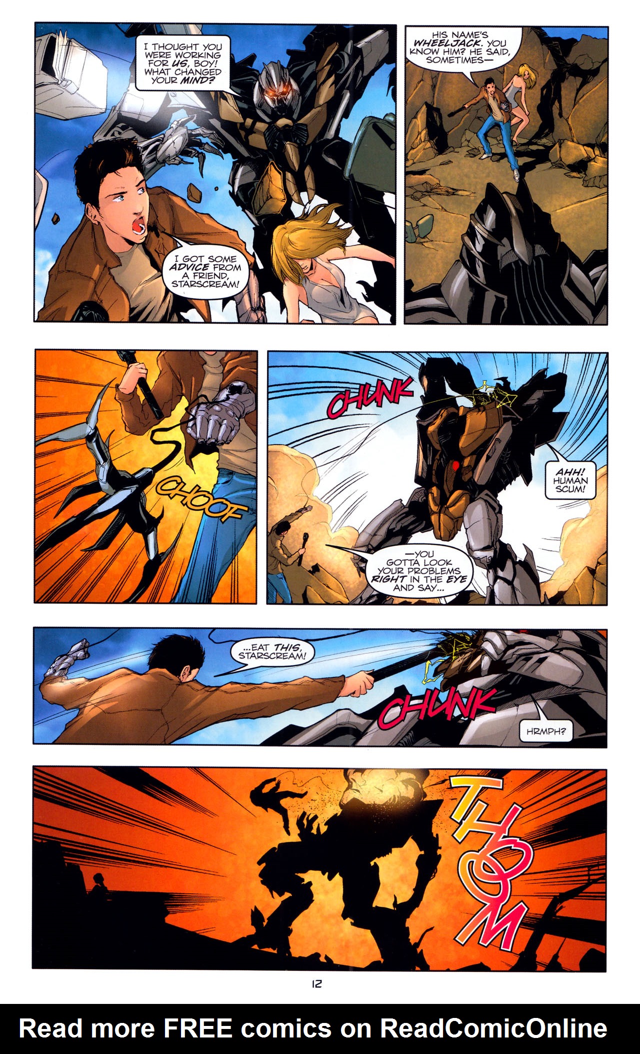 Read online Transformers: Dark of the Moon Movie Adaptation comic -  Issue #4 - 14