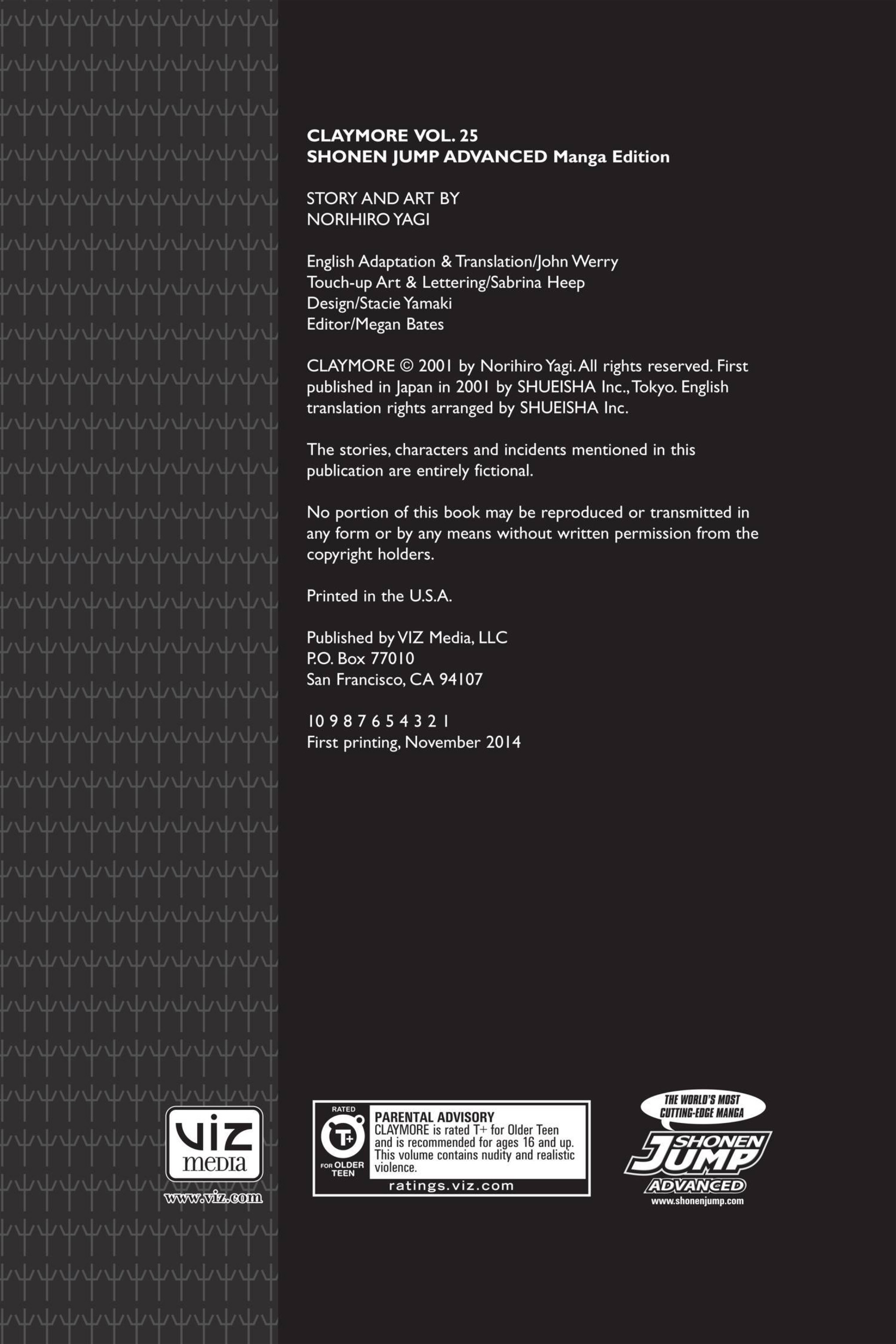 Read online Claymore comic -  Issue #25 - 3