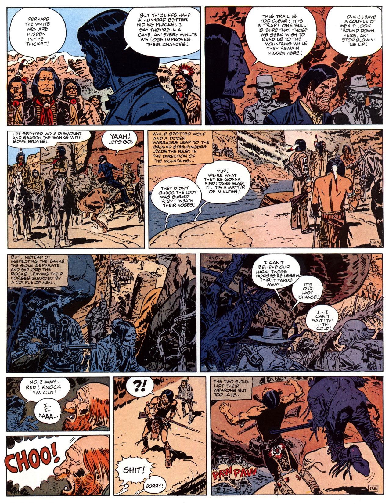 Read online Epic Graphic Novel: Lieutenant Blueberry comic -  Issue #2 - 47