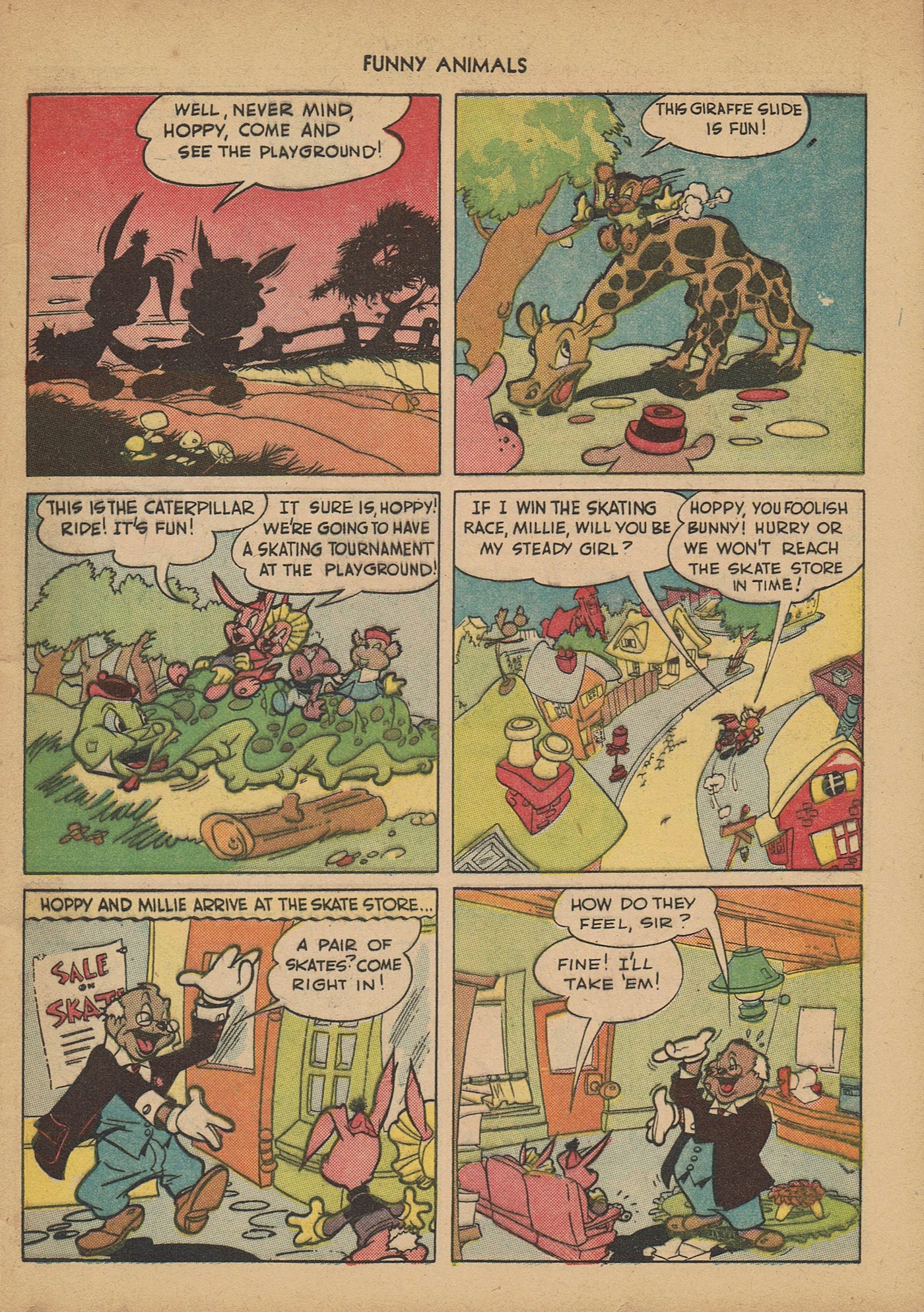 Read online Fawcett's Funny Animals comic -  Issue #14 - 9