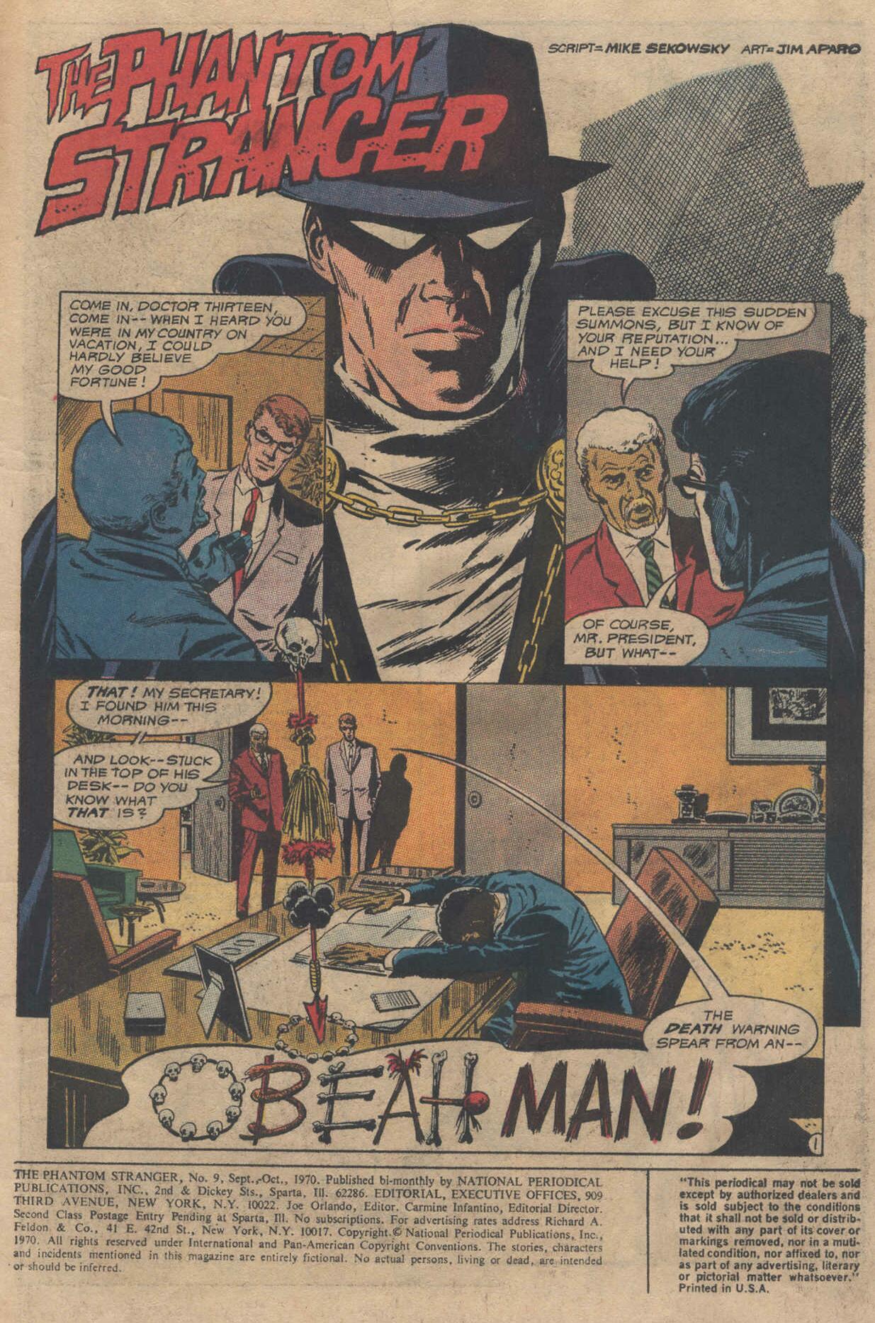 Read online The Phantom Stranger (1969) comic -  Issue #9 - 4