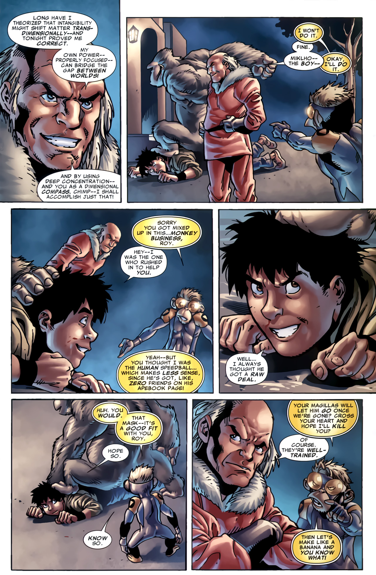 Read online Marvel Apes: Speedball Special comic -  Issue # Full - 31