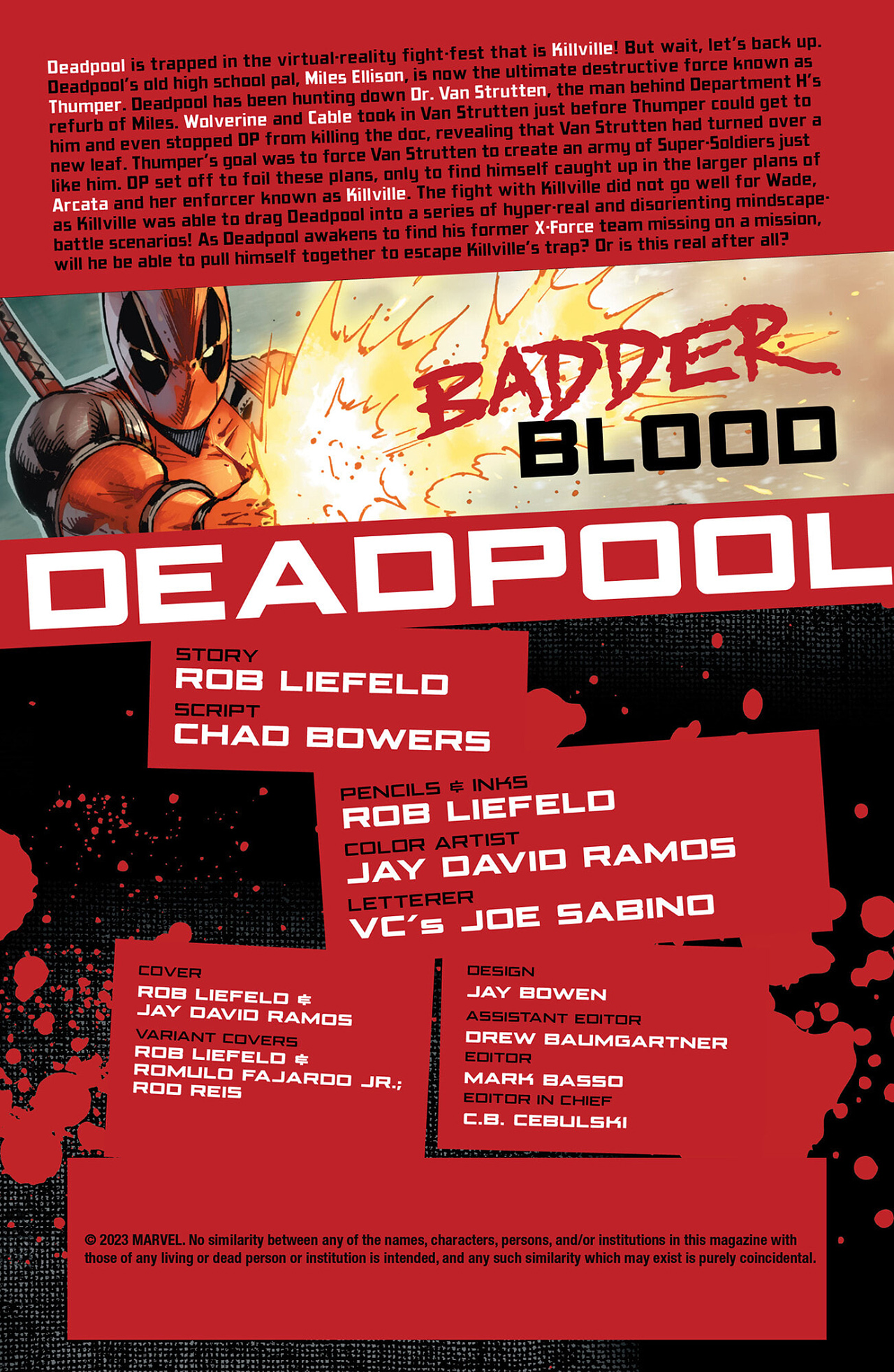 Read online Deadpool: Badder Blood comic -  Issue #3 - 4