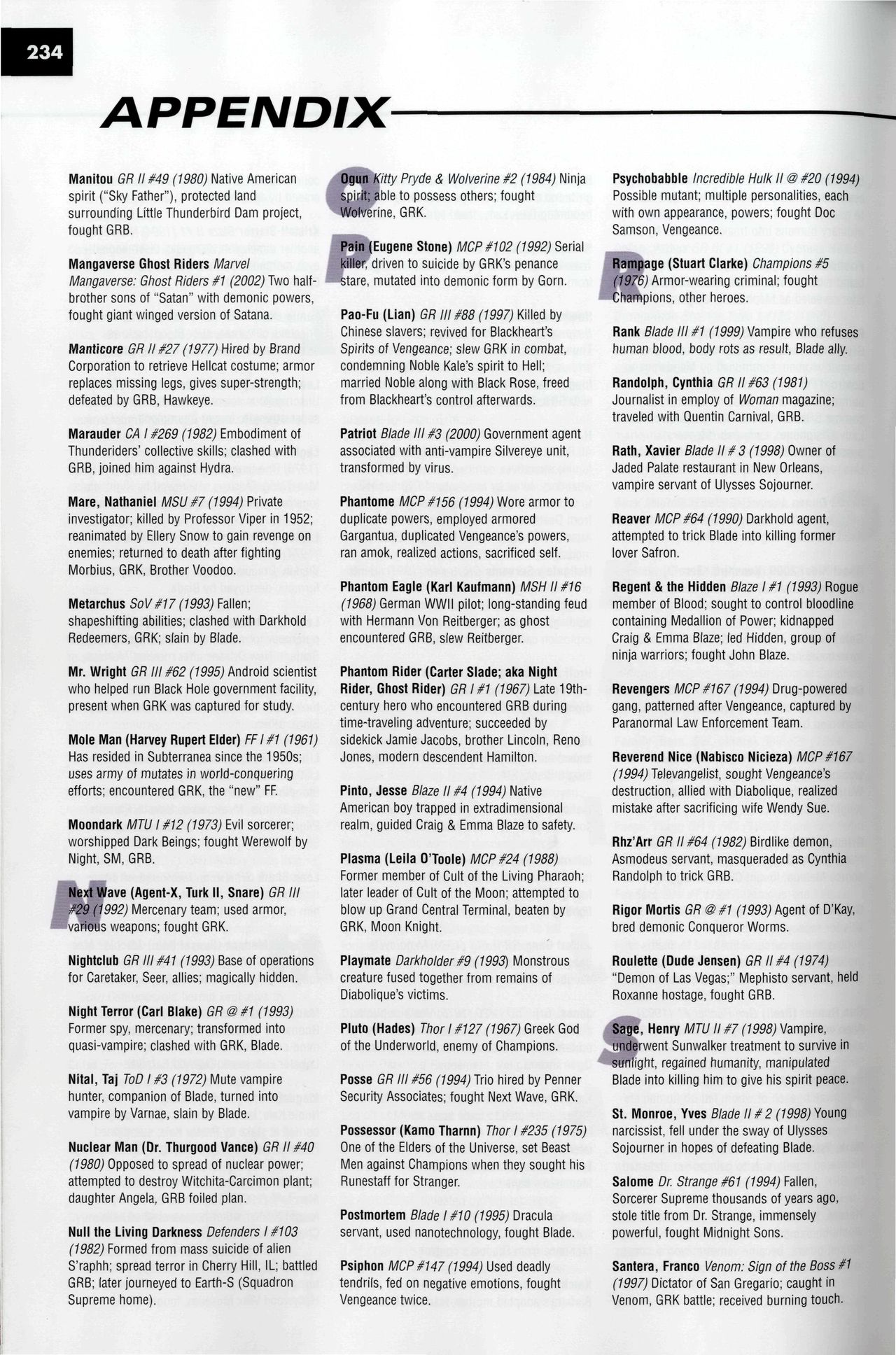 Read online Marvel Encyclopedia comic -  Issue # TPB 5 - 237