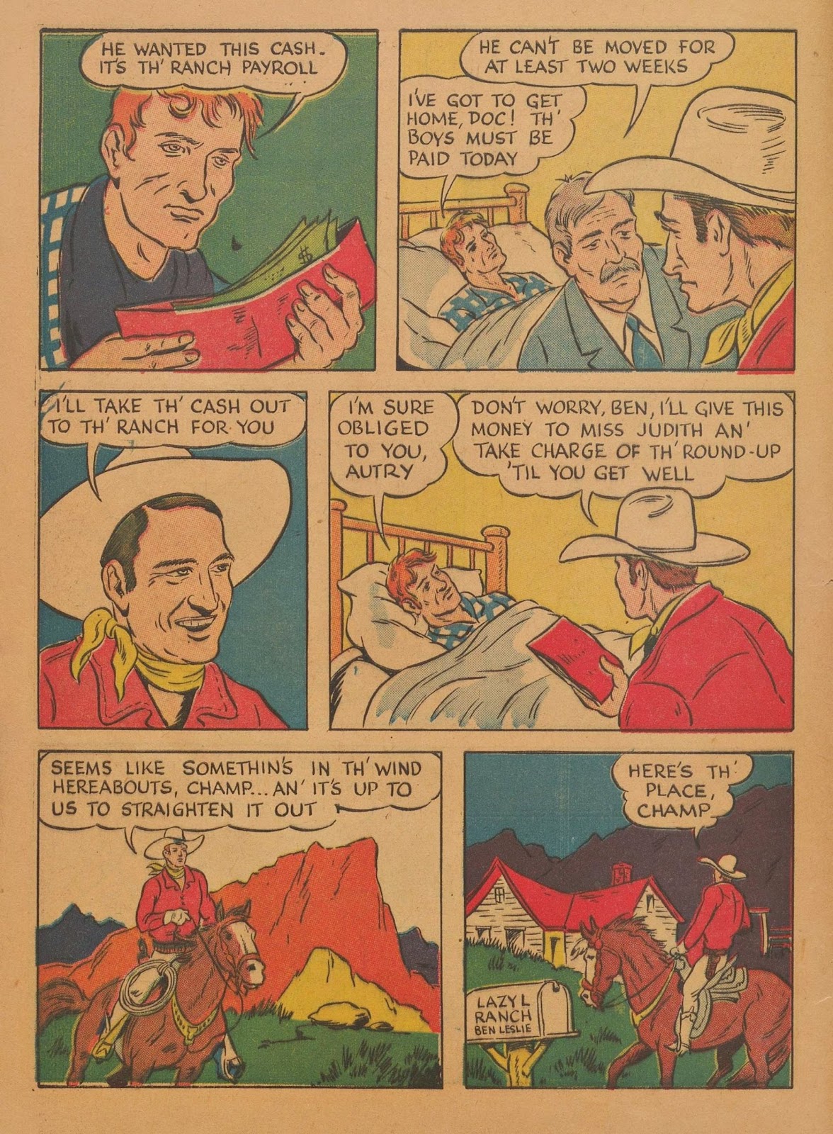 Gene Autry Comics issue 6 - Page 6
