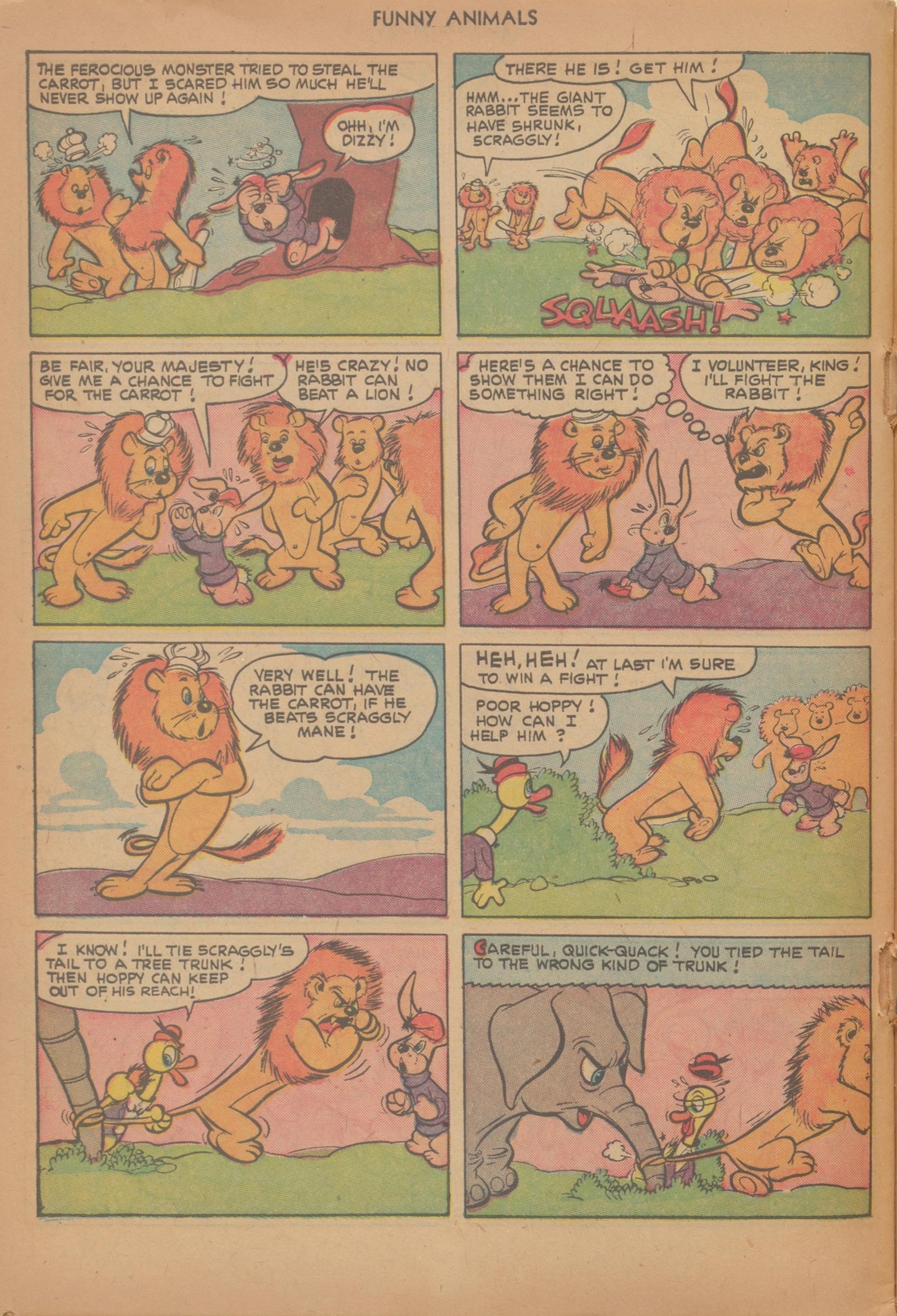 Read online Fawcett's Funny Animals comic -  Issue #74 - 32