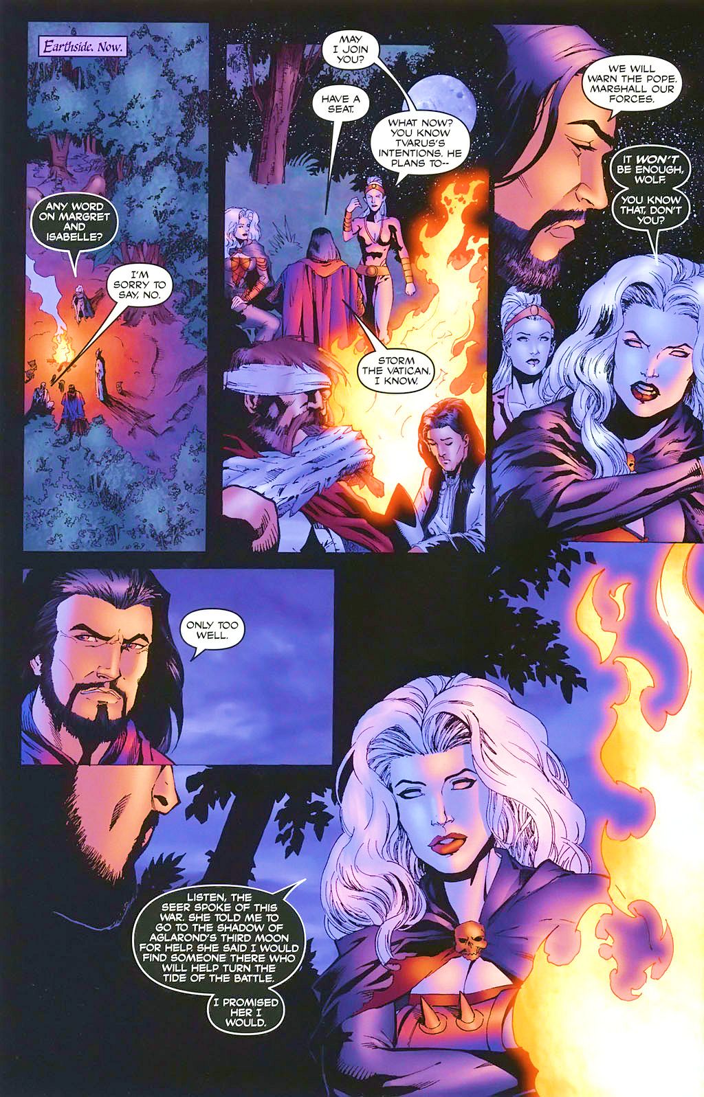 Read online Brian Pulido's Medieval Lady Death:  War of the Winds comic -  Issue #5 - 7