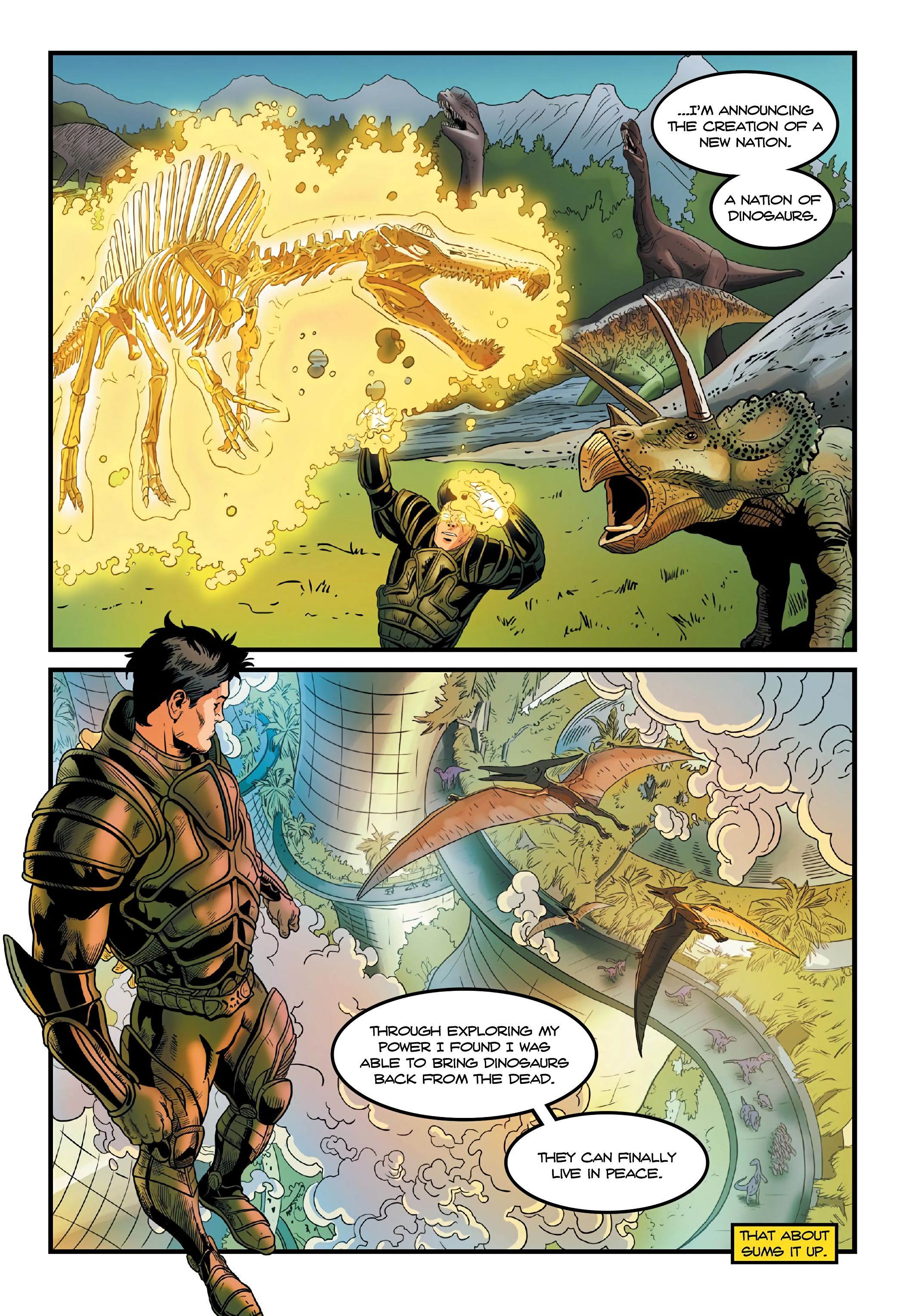 Read online Dinosaur Warrior comic -  Issue # TPB - 96