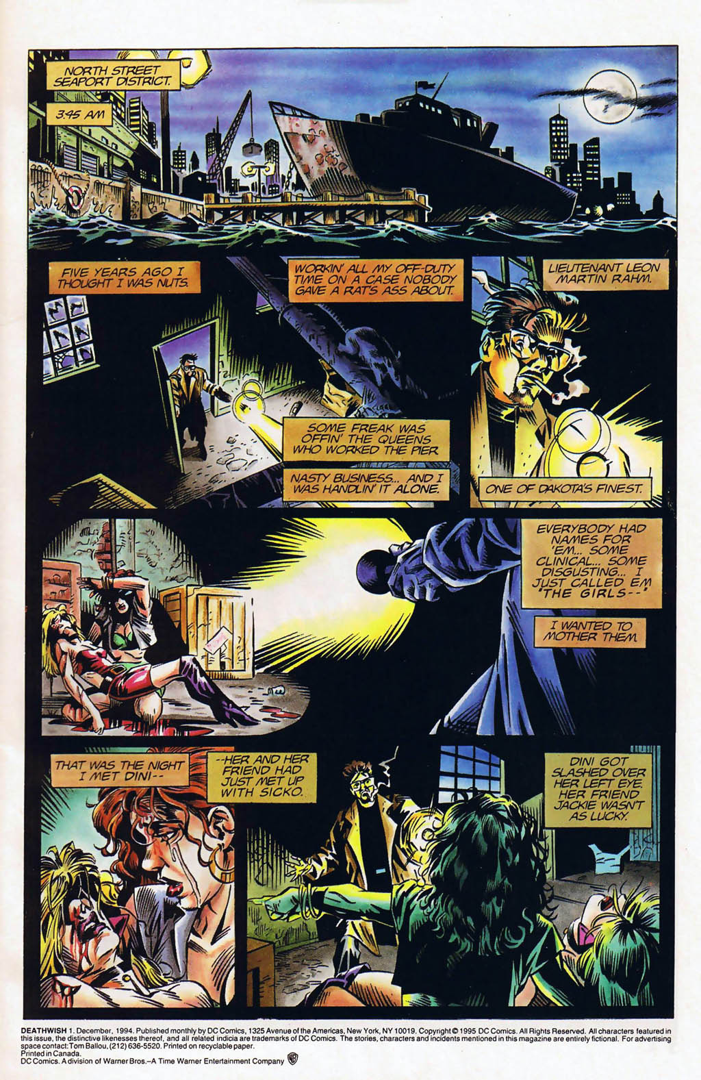 Read online Deathwish comic -  Issue #1 - 2