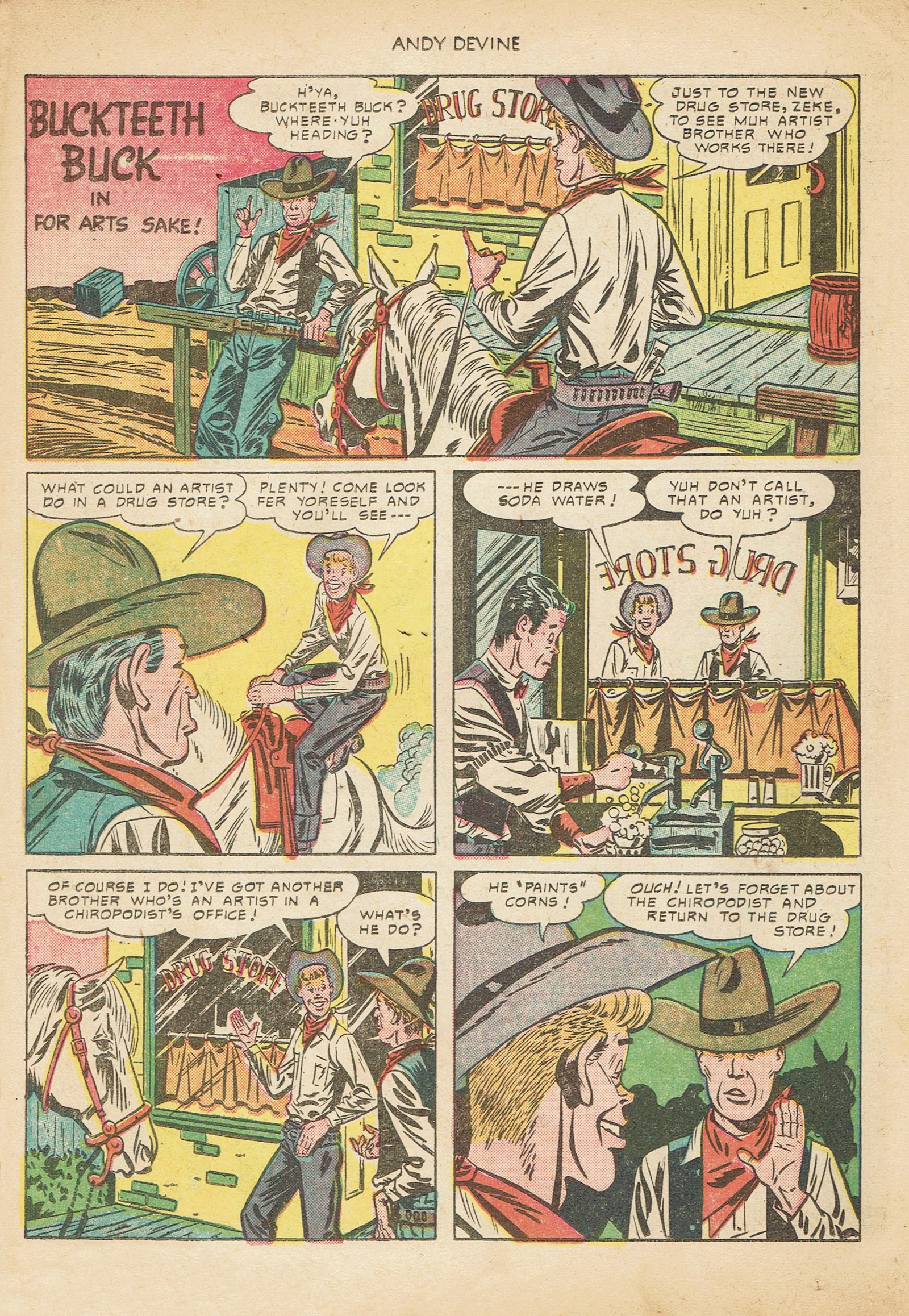Read online Andy Devine Western comic -  Issue #2 - 14