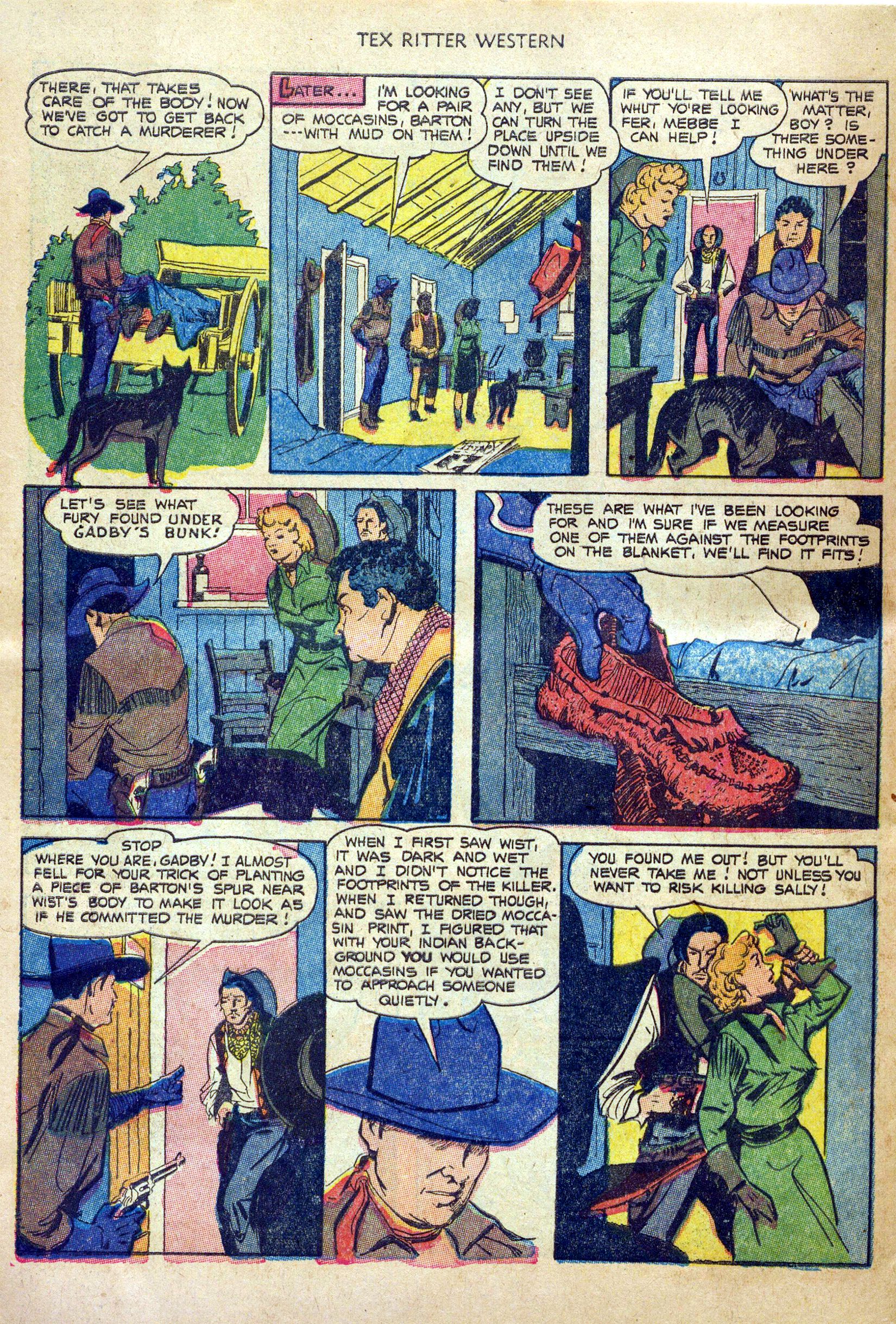 Read online Tex Ritter Western comic -  Issue #20 - 30