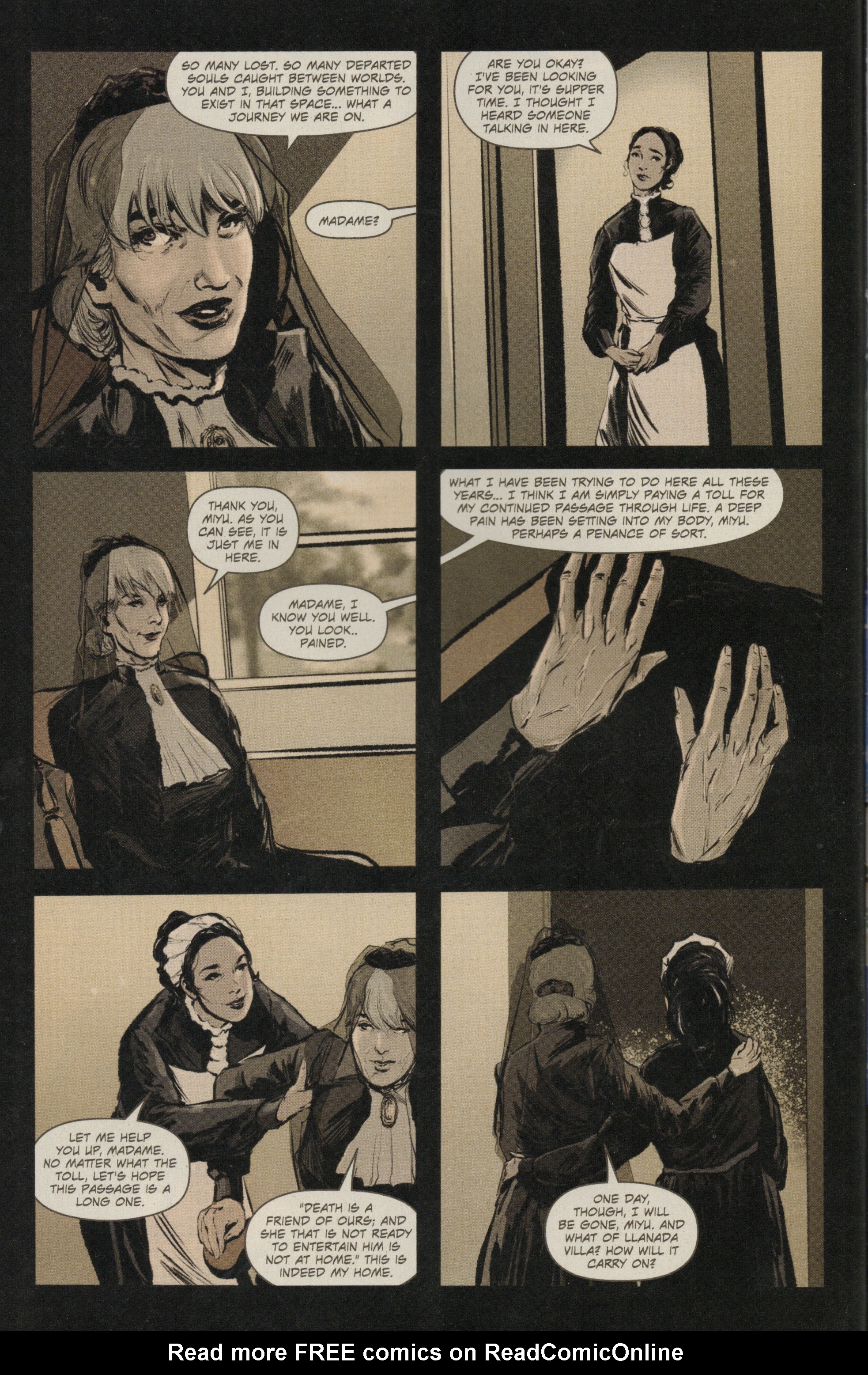 Read online Free Comic Book Day 2022 comic -  Issue # Source Point Press The Winchester Mystery House - 8