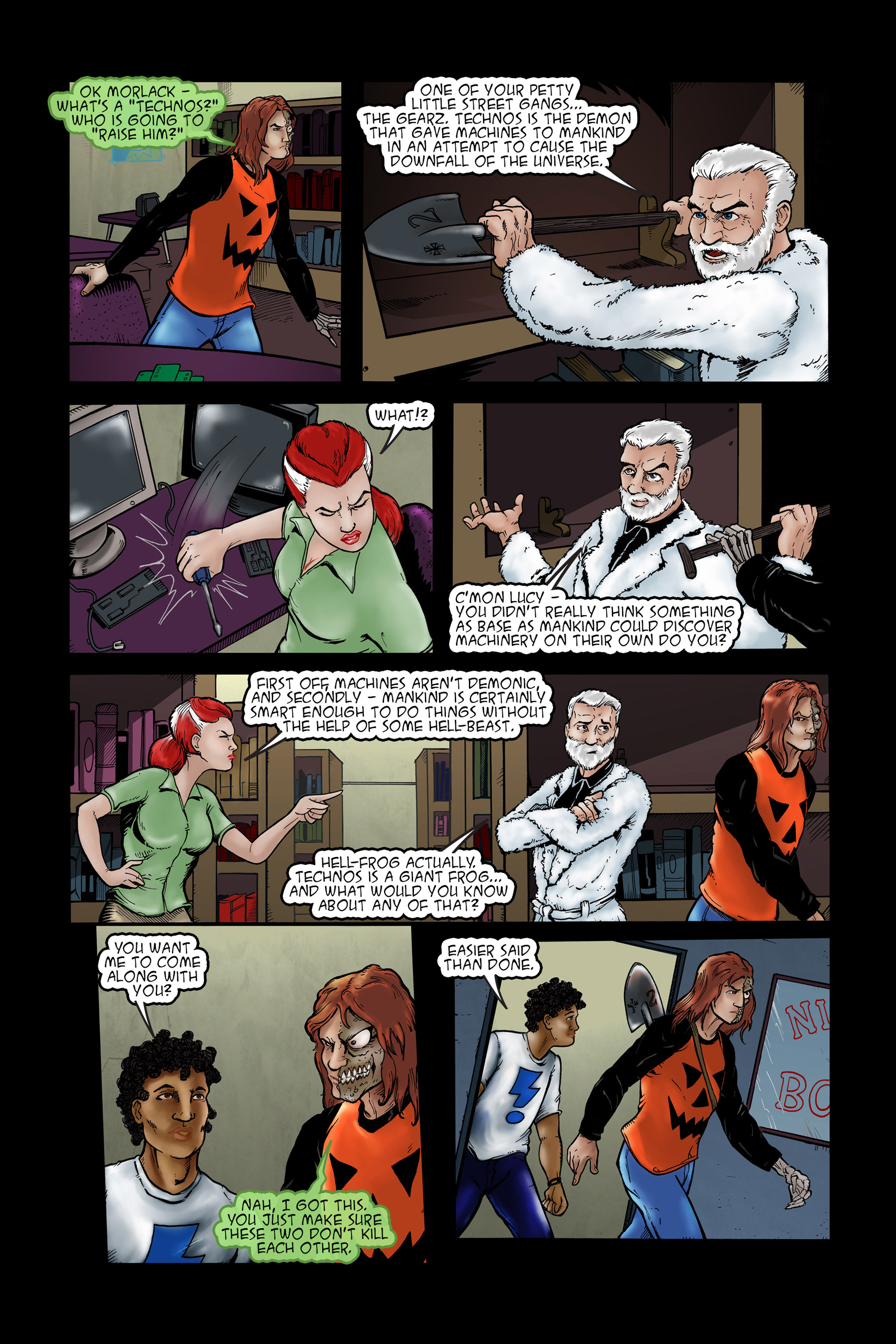 Read online Halloween Man comic -  Issue #6 - 119