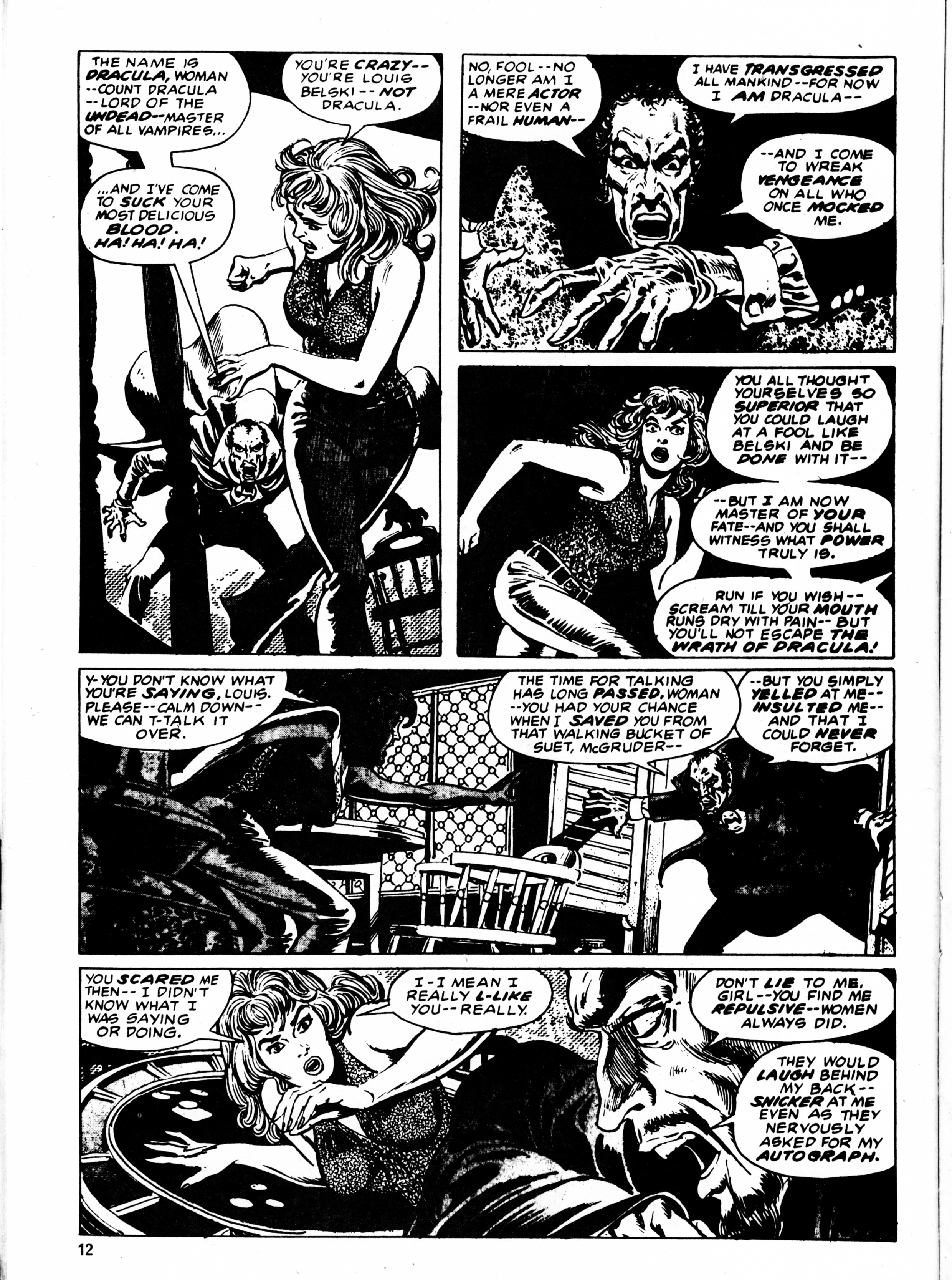 Read online Dracula Lives (1974) comic -  Issue #25 - 12