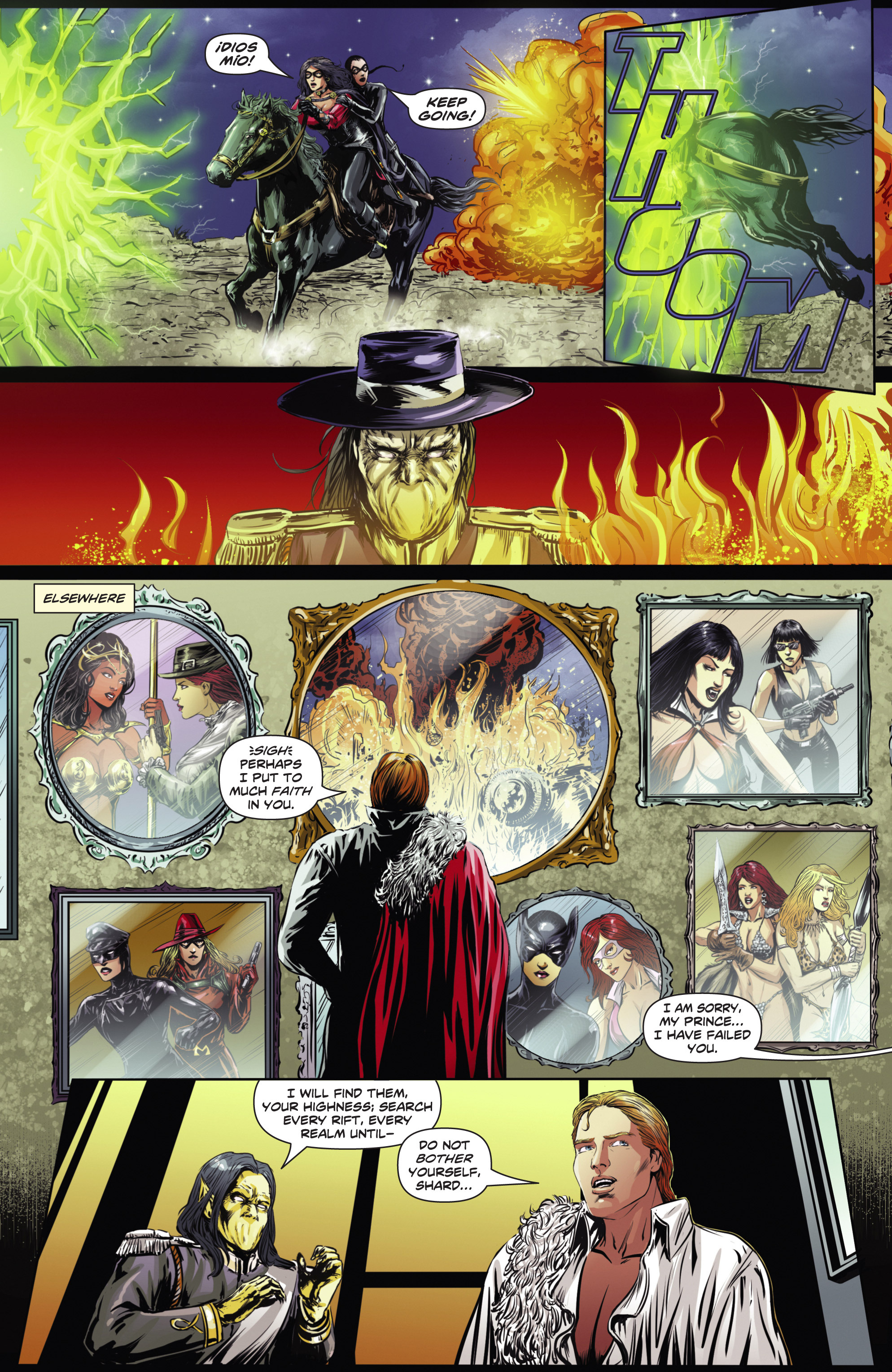 Read online Swords of Sorrow: Black Sparrow & Lady Zorro Special comic -  Issue # Full - 15