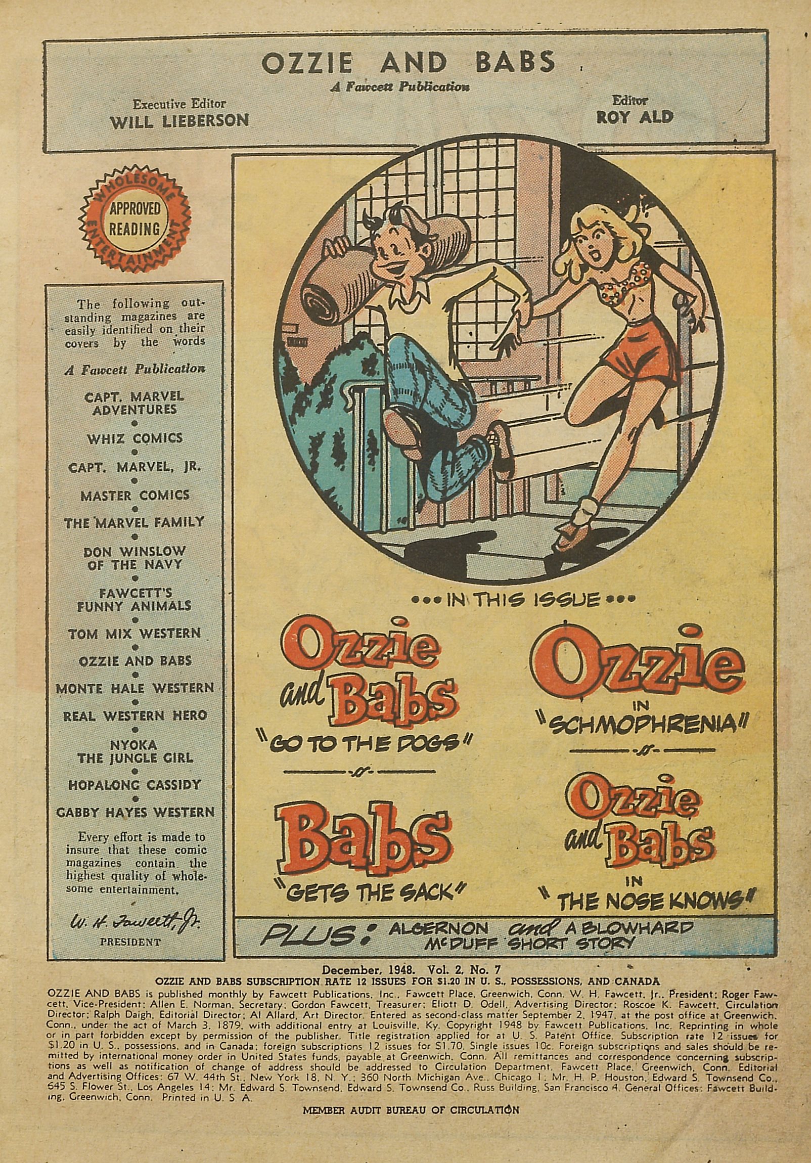 Read online Ozzie And Babs comic -  Issue #7 - 3