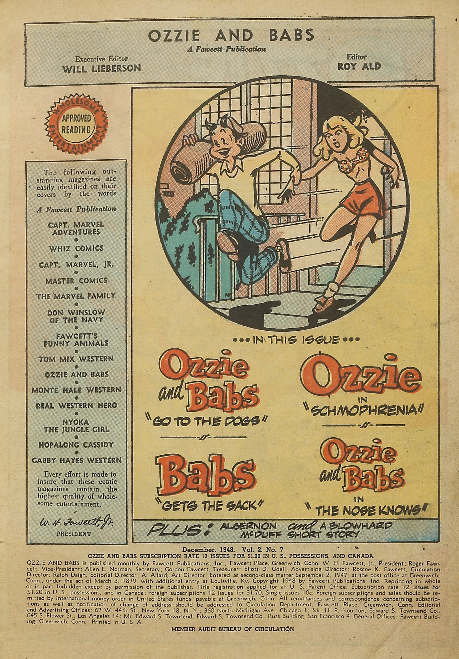 Read online Ozzie And Babs comic -  Issue #7 - 3