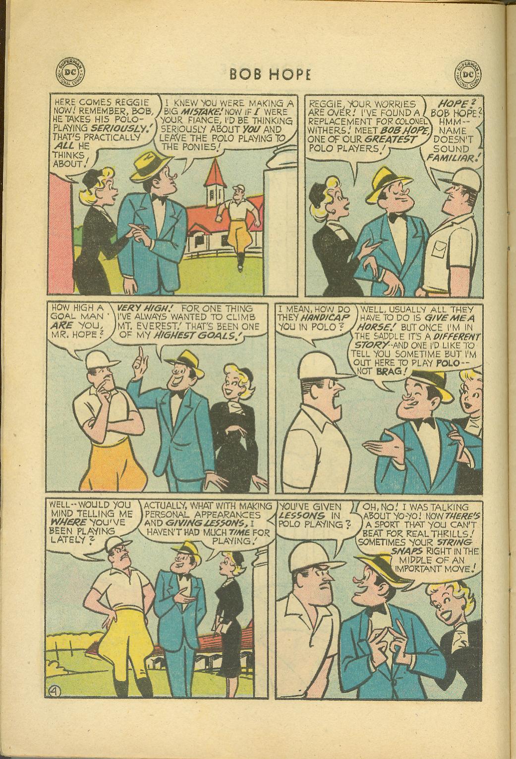 Read online The Adventures of Bob Hope comic -  Issue #39 - 6