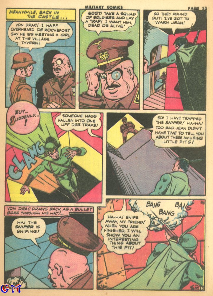 Read online Military Comics comic -  Issue #17 - 25