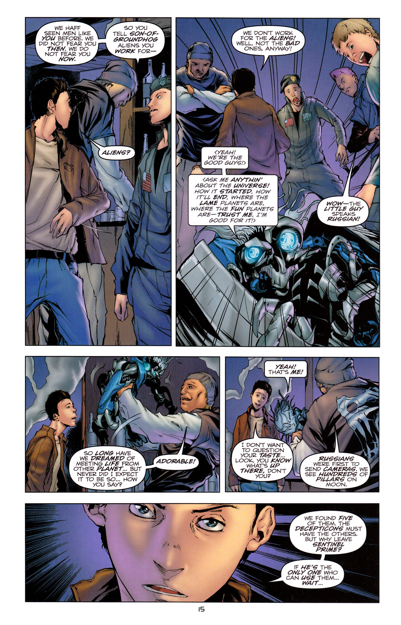 Read online Transformers: Dark of the Moon Movie Adaptation comic -  Issue #2 - 17