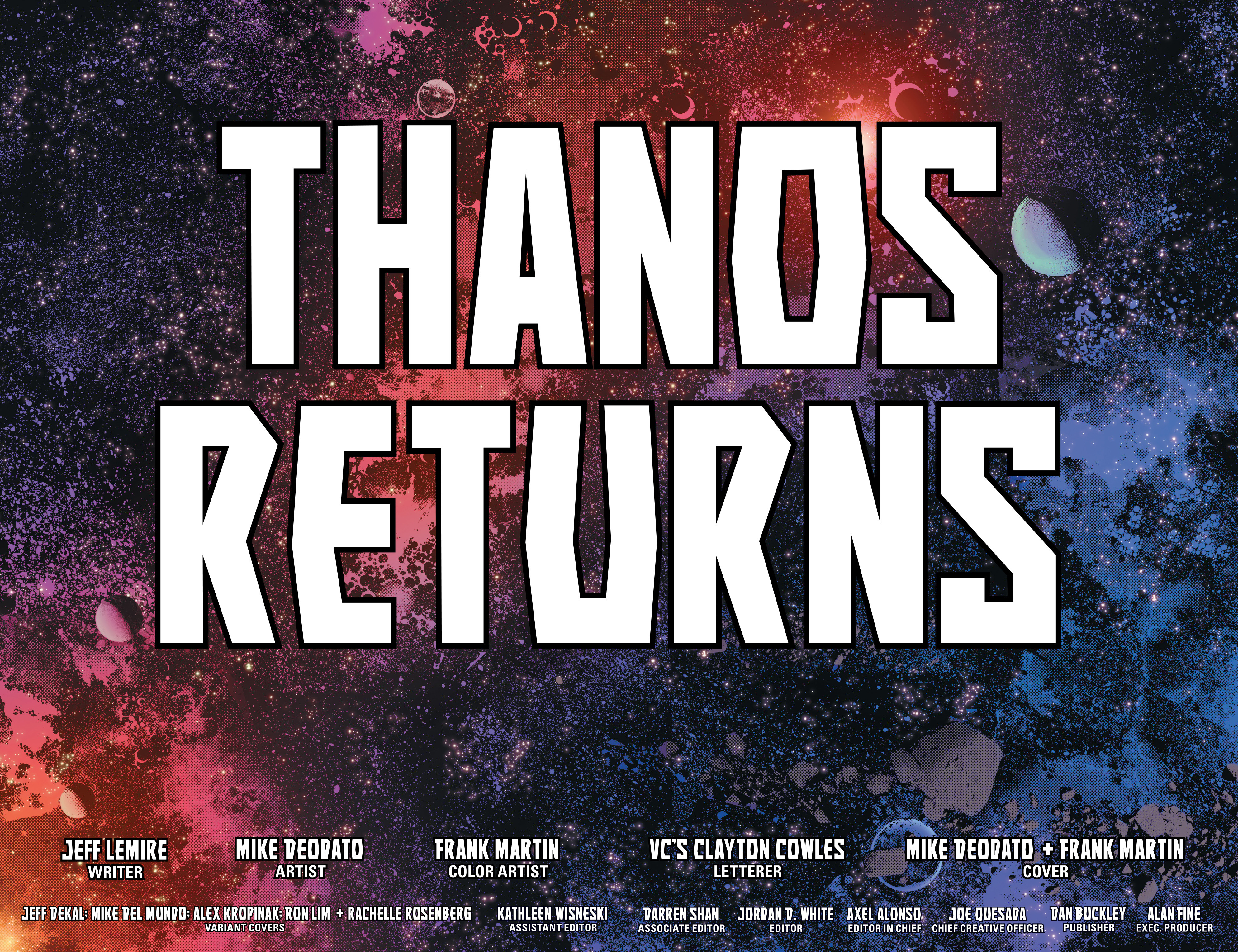 Read online Thanos (2016) comic -  Issue #1 - 5