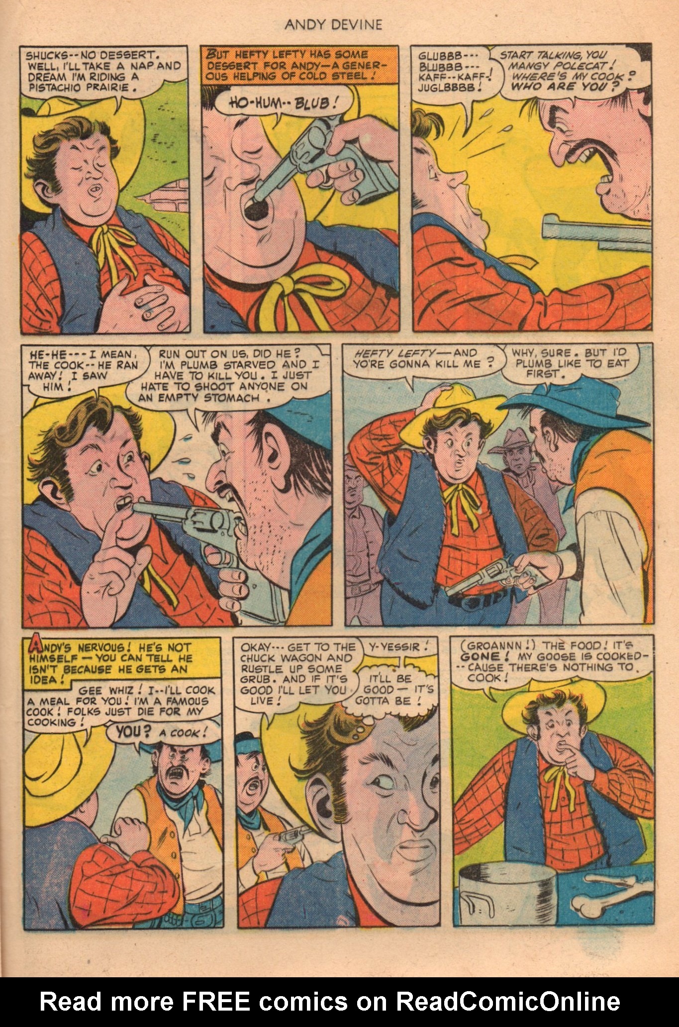 Read online Andy Devine Western comic -  Issue #1 - 21
