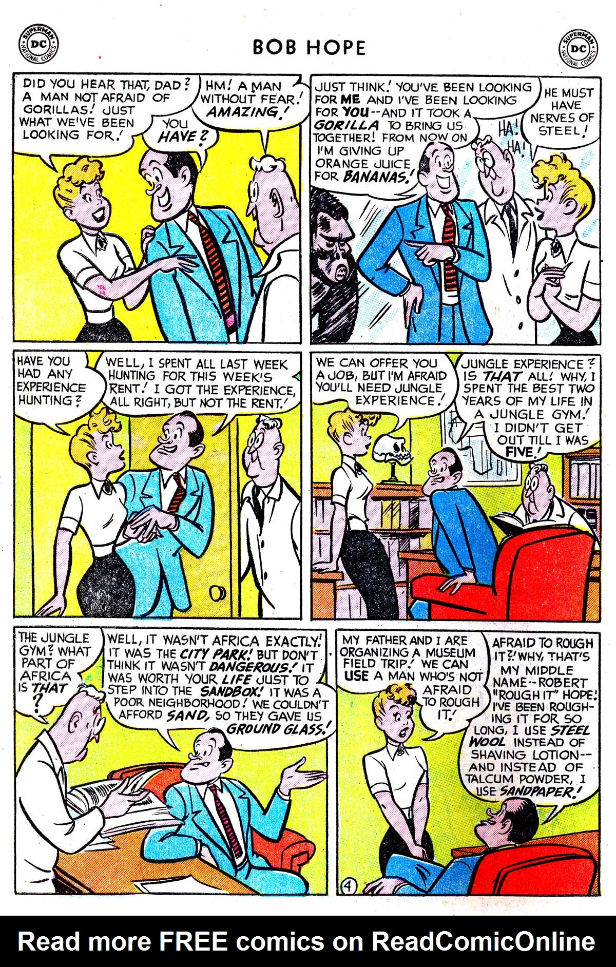 Read online The Adventures of Bob Hope comic -  Issue #33 - 6