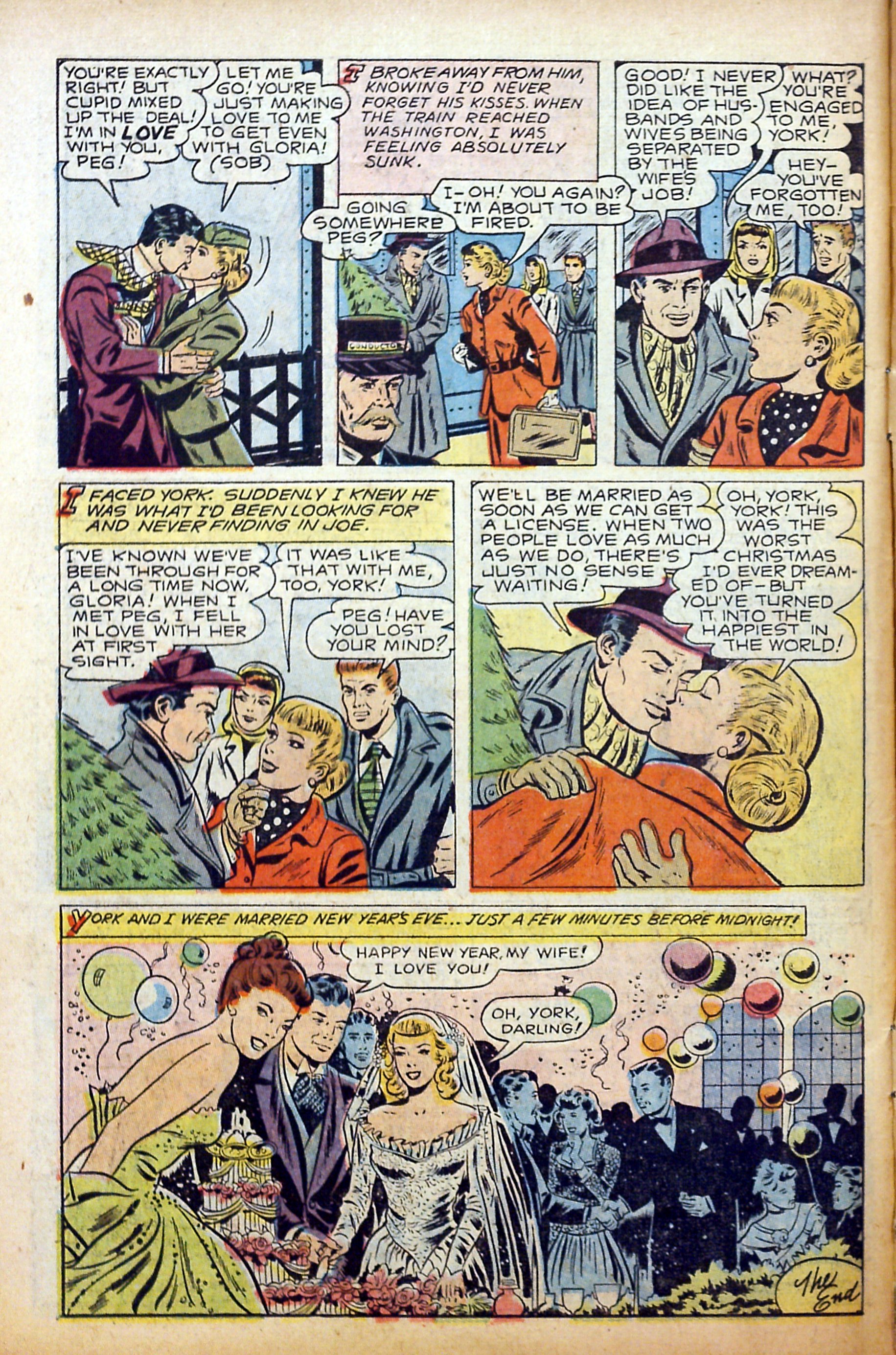 Read online Glamorous Romances comic -  Issue #78 - 34