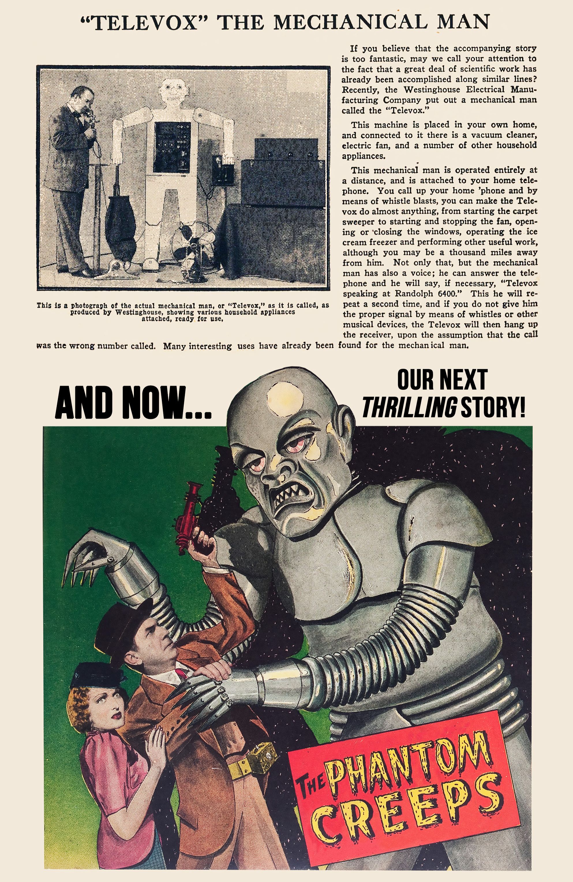 Read online J. Werner presents Classic Pulp comic -  Issue # Robots - 7