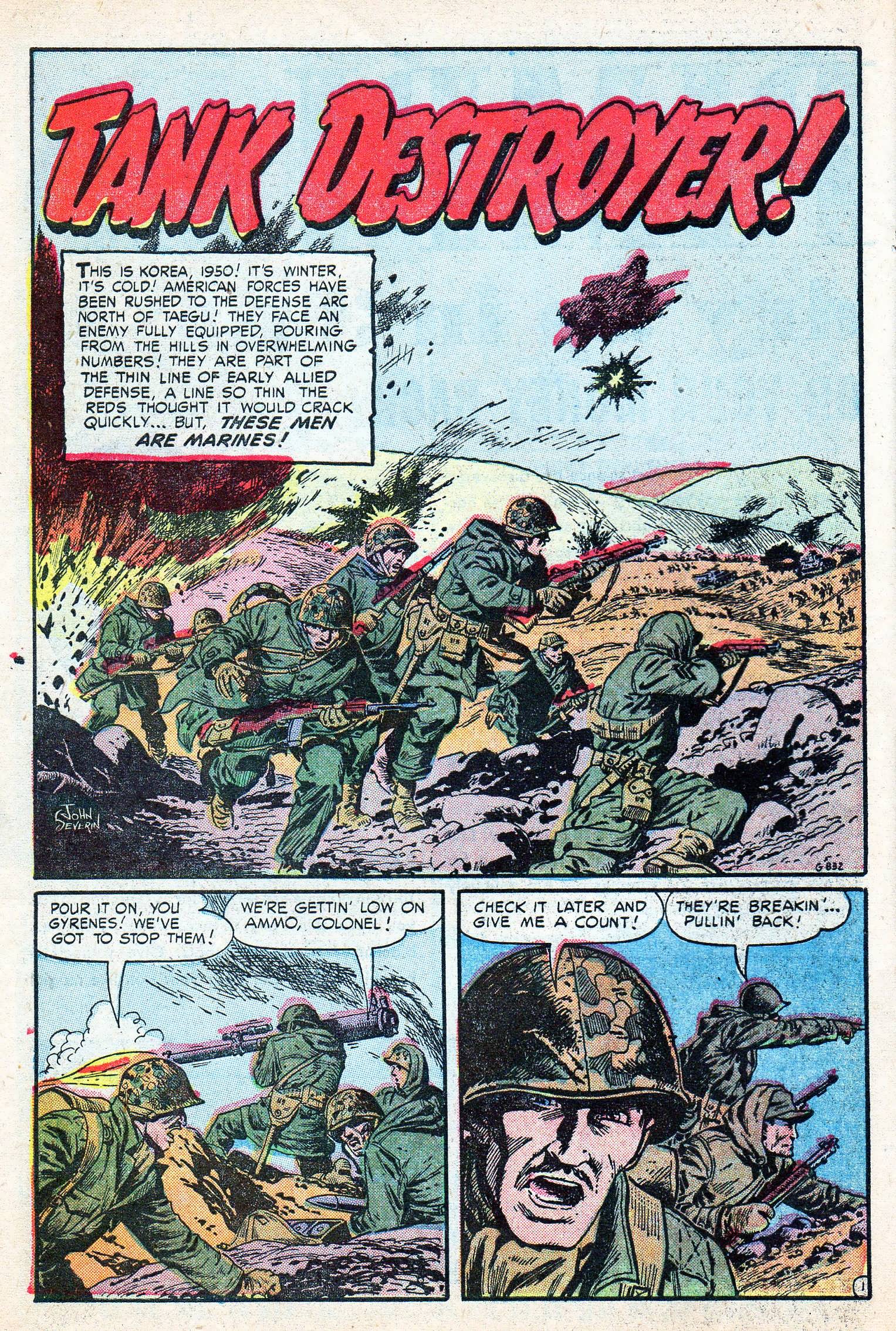Read online Marines in Action comic -  Issue #4 - 10
