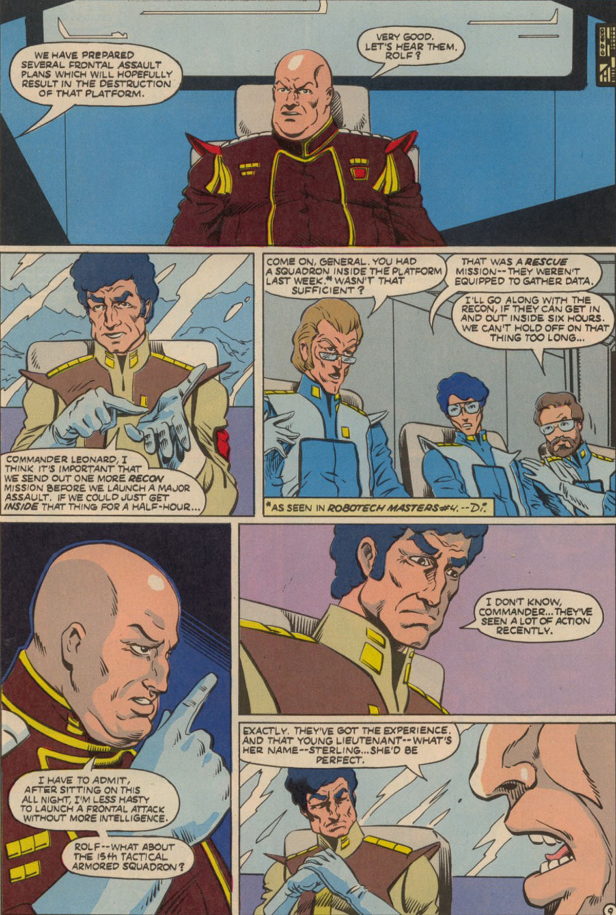 Read online Robotech Masters comic -  Issue #6 - 11