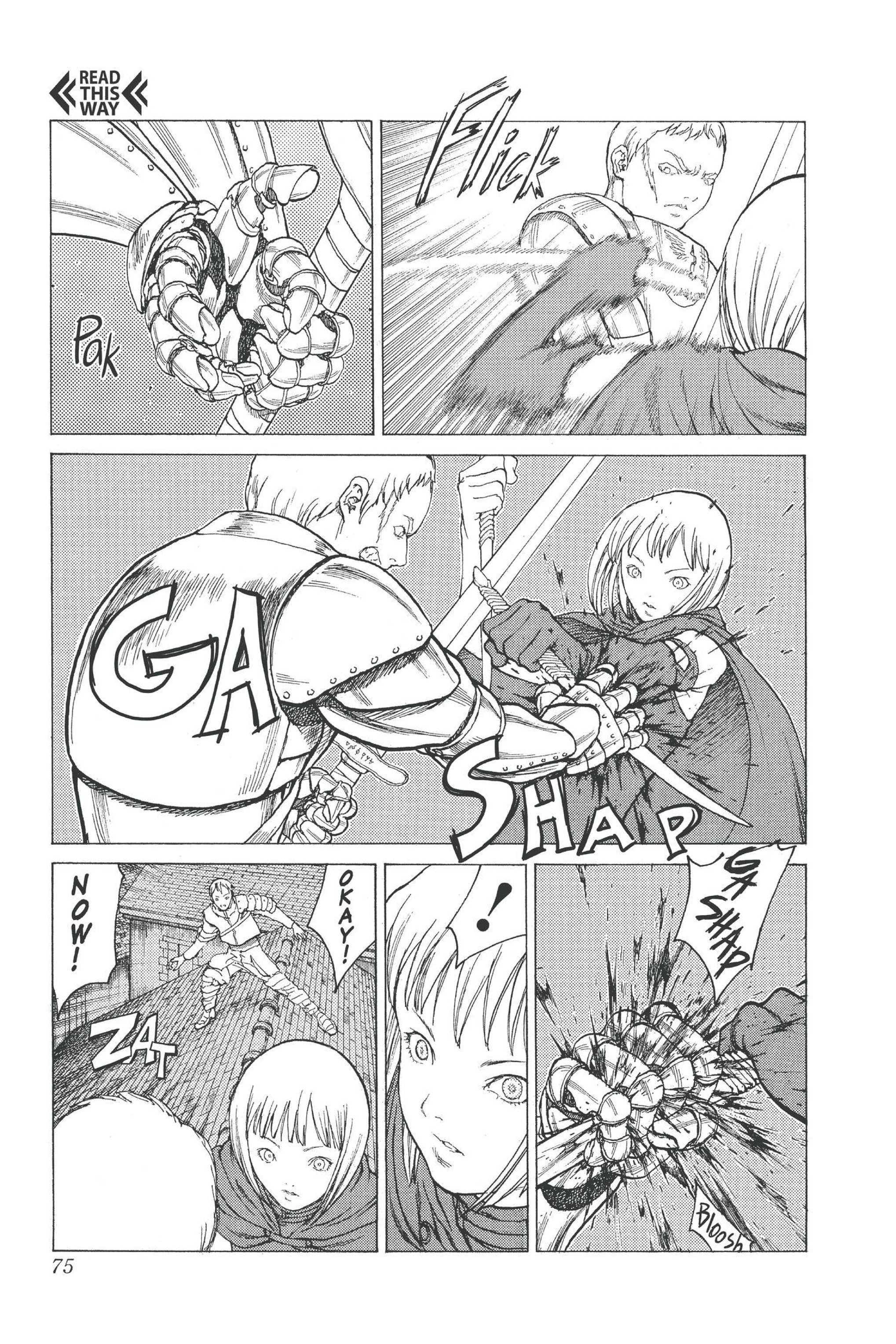 Read online Claymore comic -  Issue #2 - 73