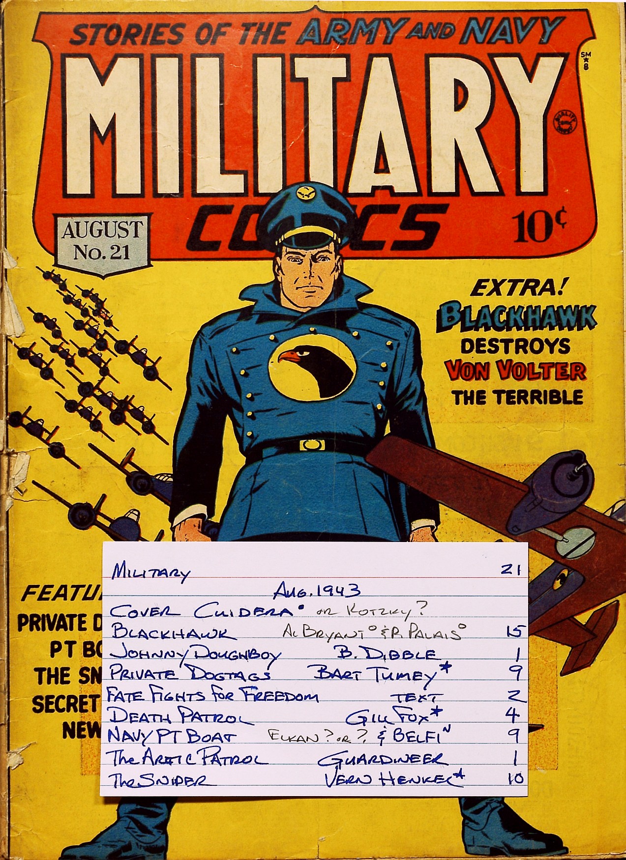 Read online Military Comics comic -  Issue #21 - 69