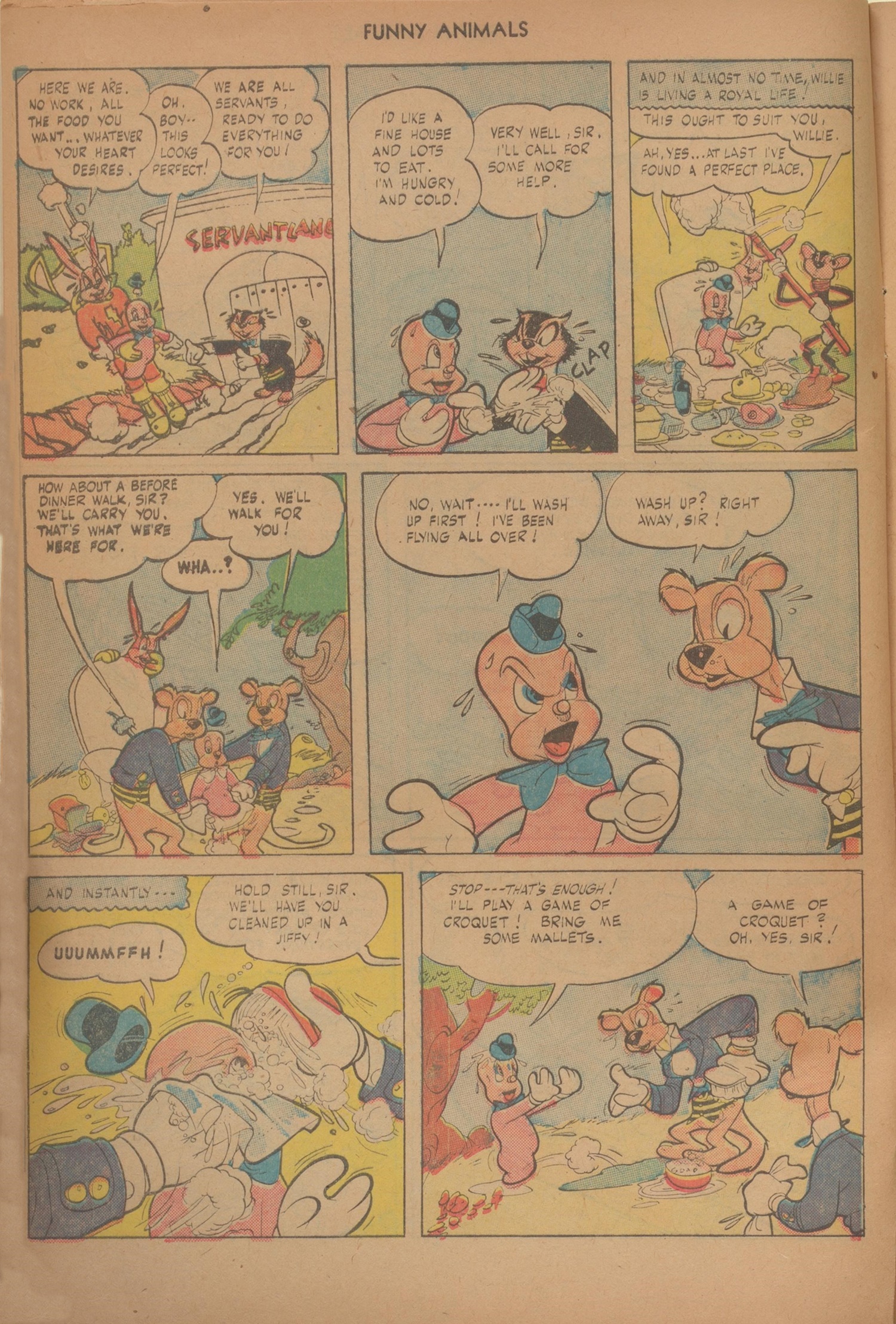 Read online Fawcett's Funny Animals comic -  Issue #61 - 8