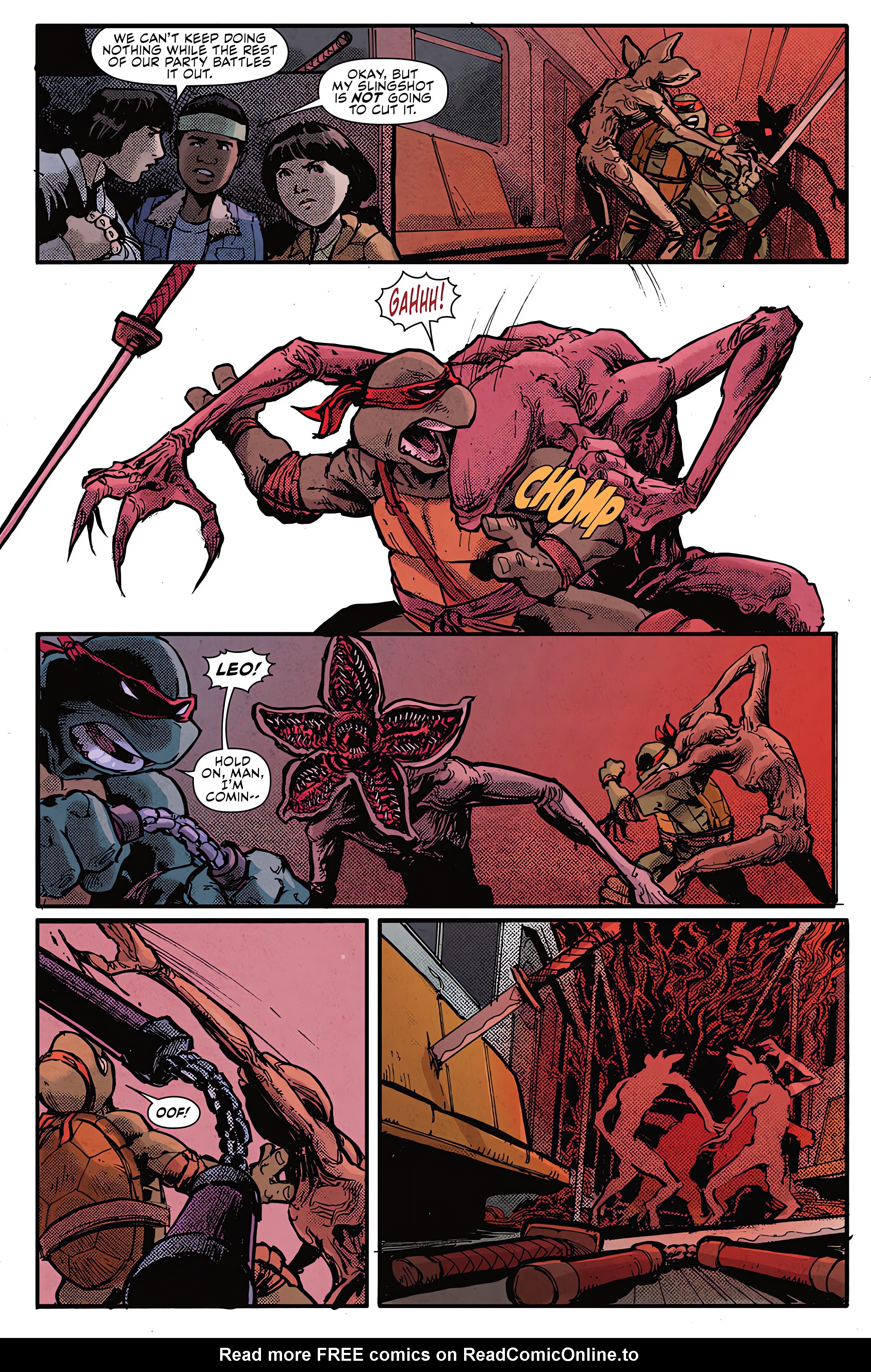 Read online Teenage Mutant Ninja Turtles x Stranger Things comic -  Issue #2 - 20