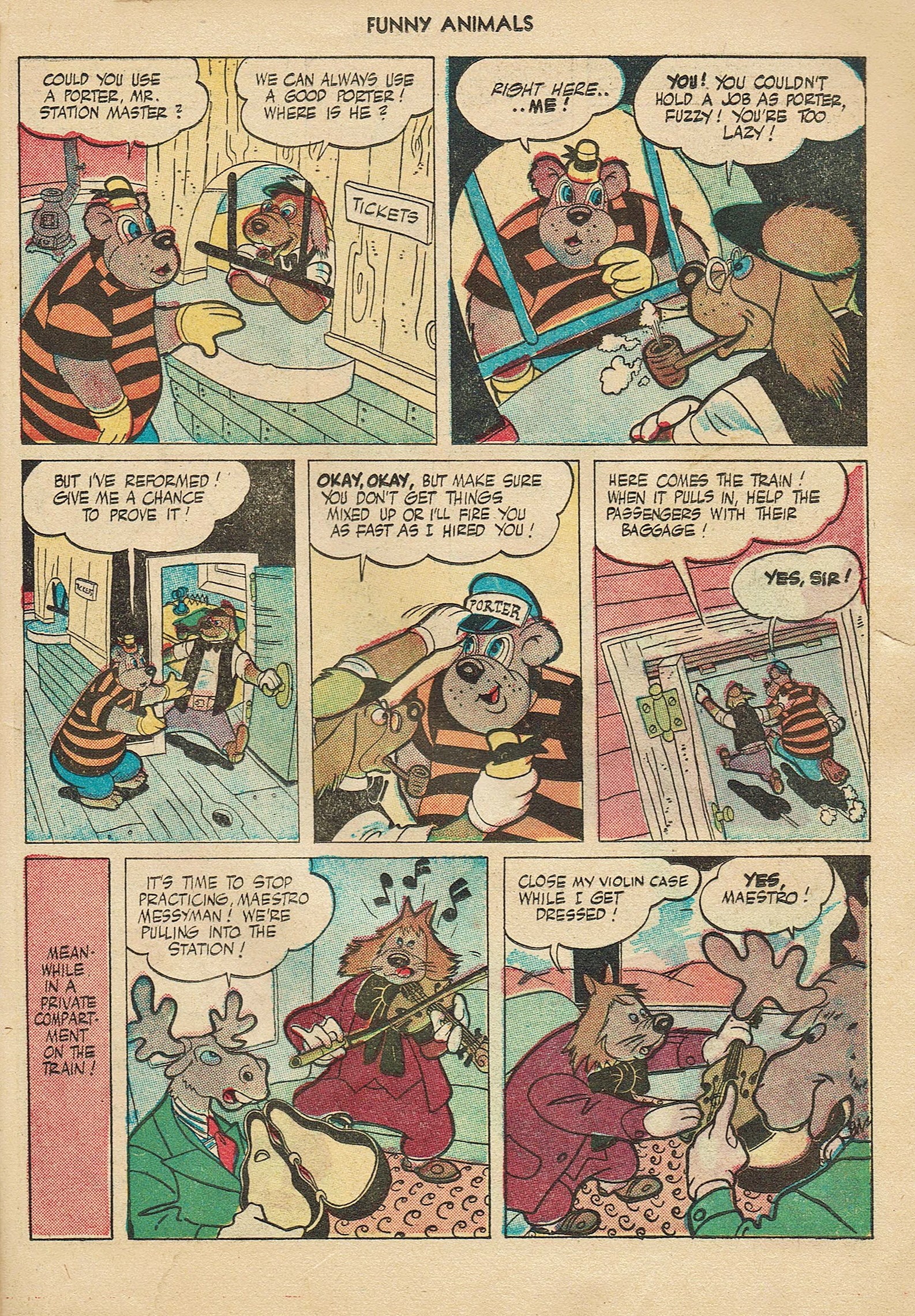 Read online Fawcett's Funny Animals comic -  Issue #46 - 17