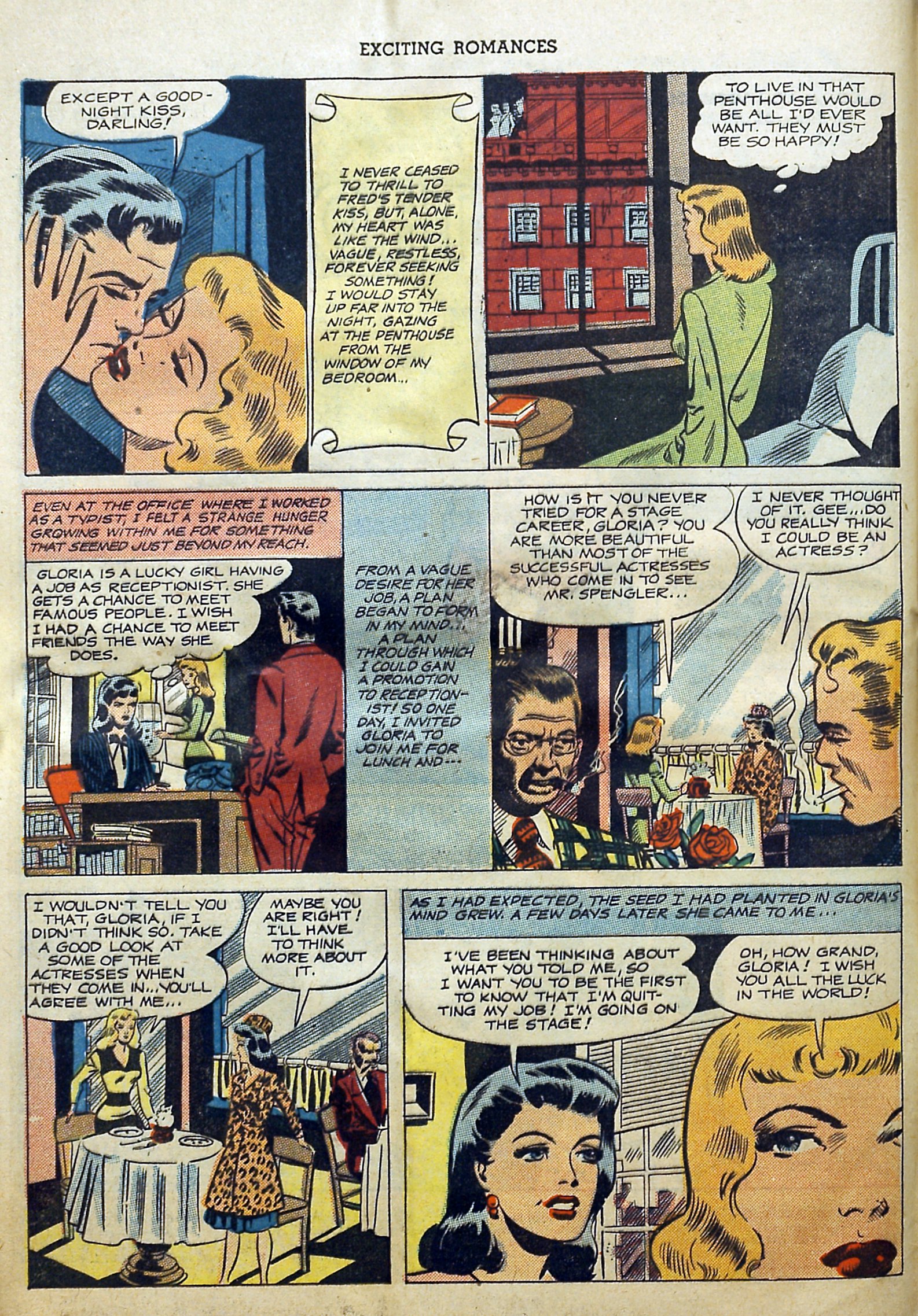 Read online Exciting Romances comic -  Issue #3 - 4
