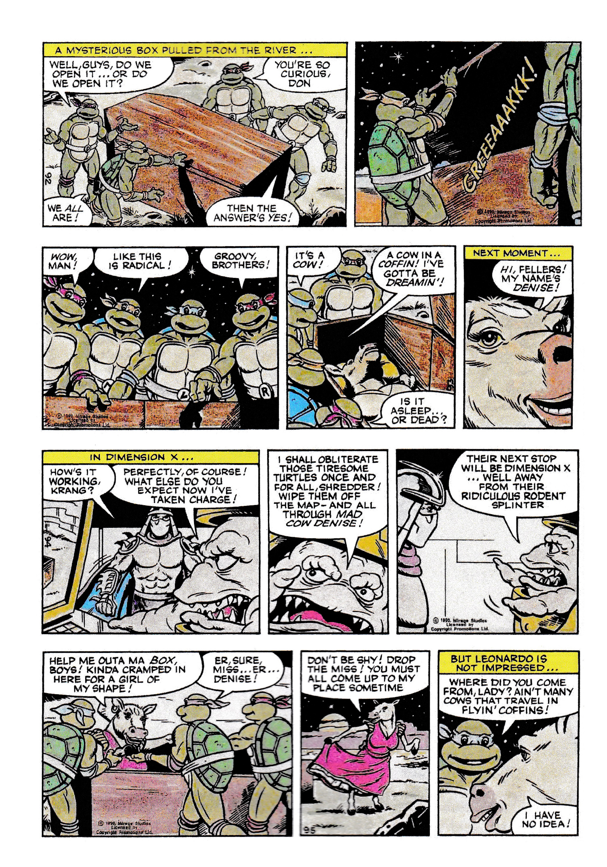 Read online Teenage Mutant Ninja Turtles: Complete Newspaper Daily Comic Strip Collection comic -  Issue # TPB 1 - 31