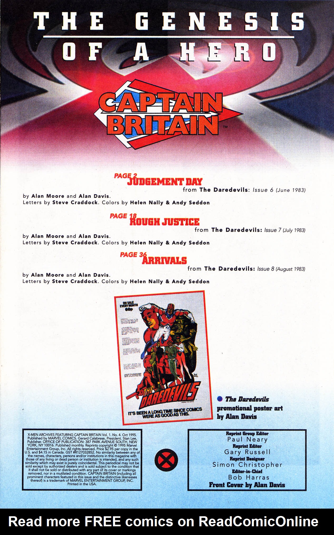 Read online X-Men Archives Featuring Captain Britain comic -  Issue #4 - 2