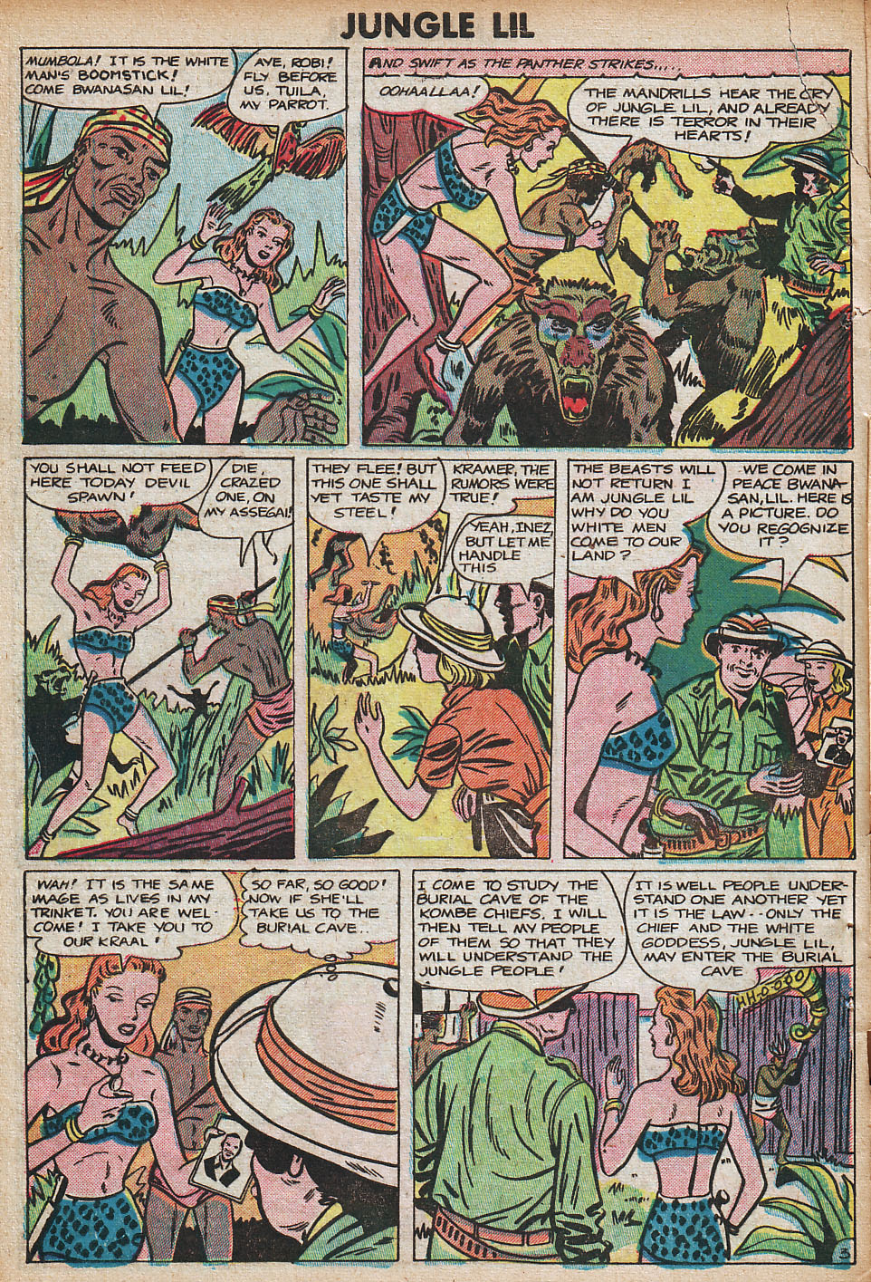 Read online Jungle Lil comic -  Issue # Full - 4