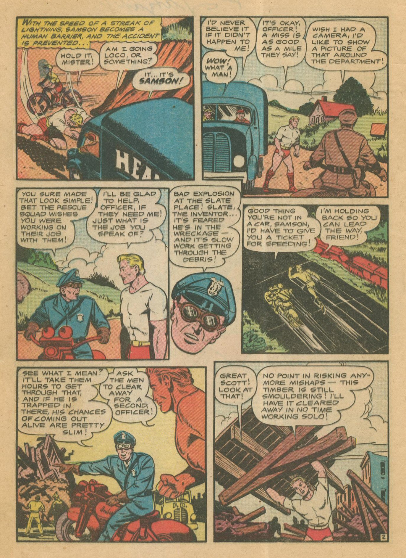 Read online Samson (1955) comic -  Issue #14 - 3