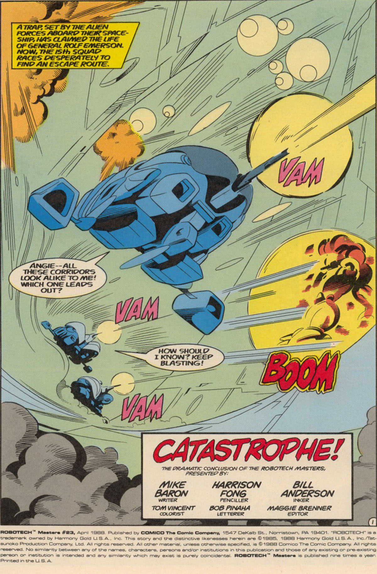 Read online Robotech Masters comic -  Issue #23 - 3