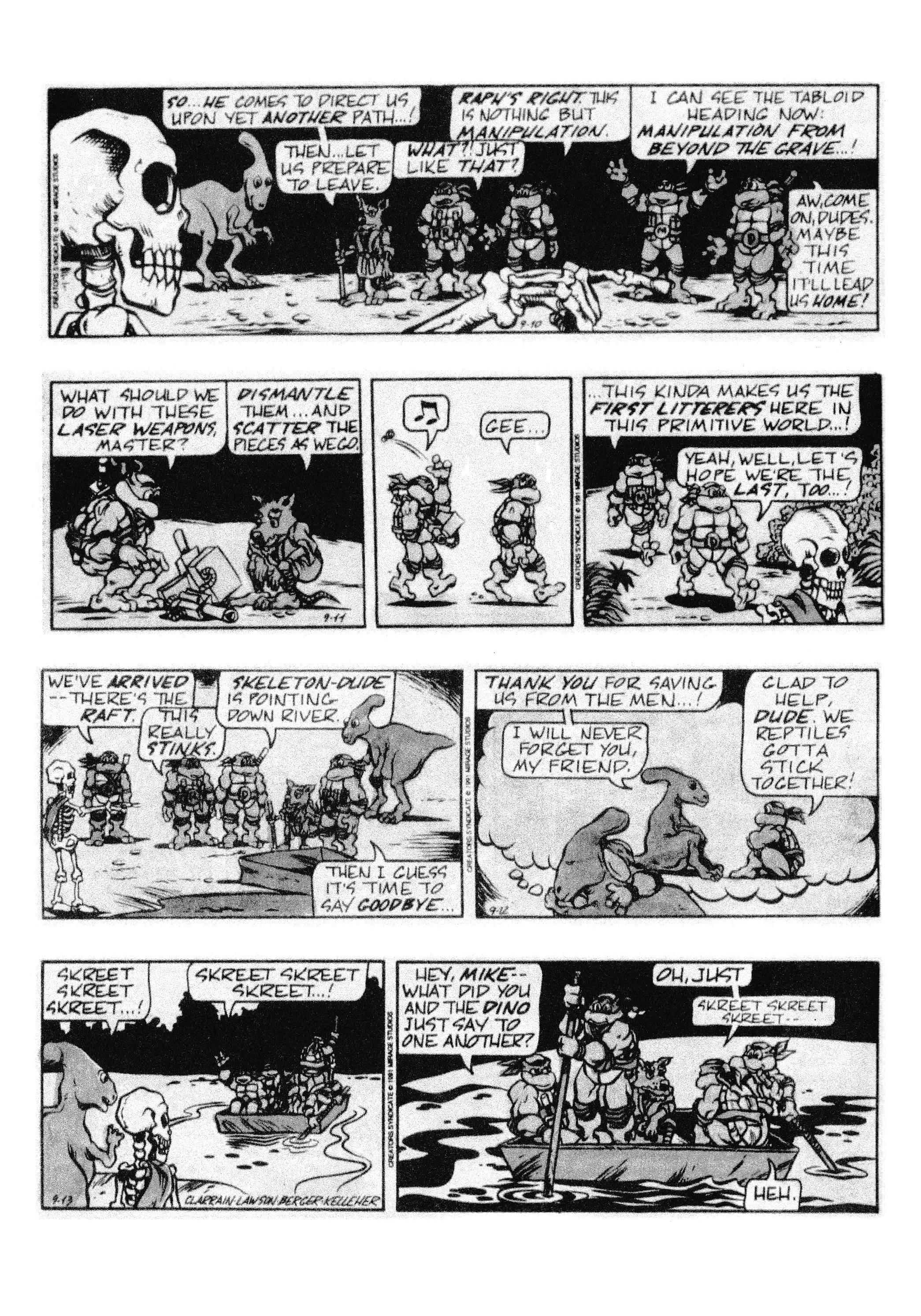 Read online Teenage Mutant Ninja Turtles: Complete Newspaper Daily Comic Strip Collection comic -  Issue # TPB 2 (Part 1) - 62