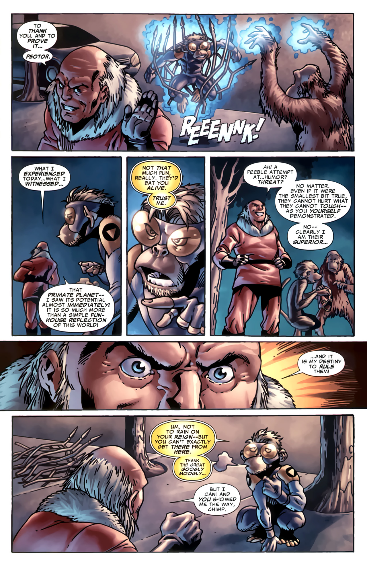 Read online Marvel Apes: Speedball Special comic -  Issue # Full - 30